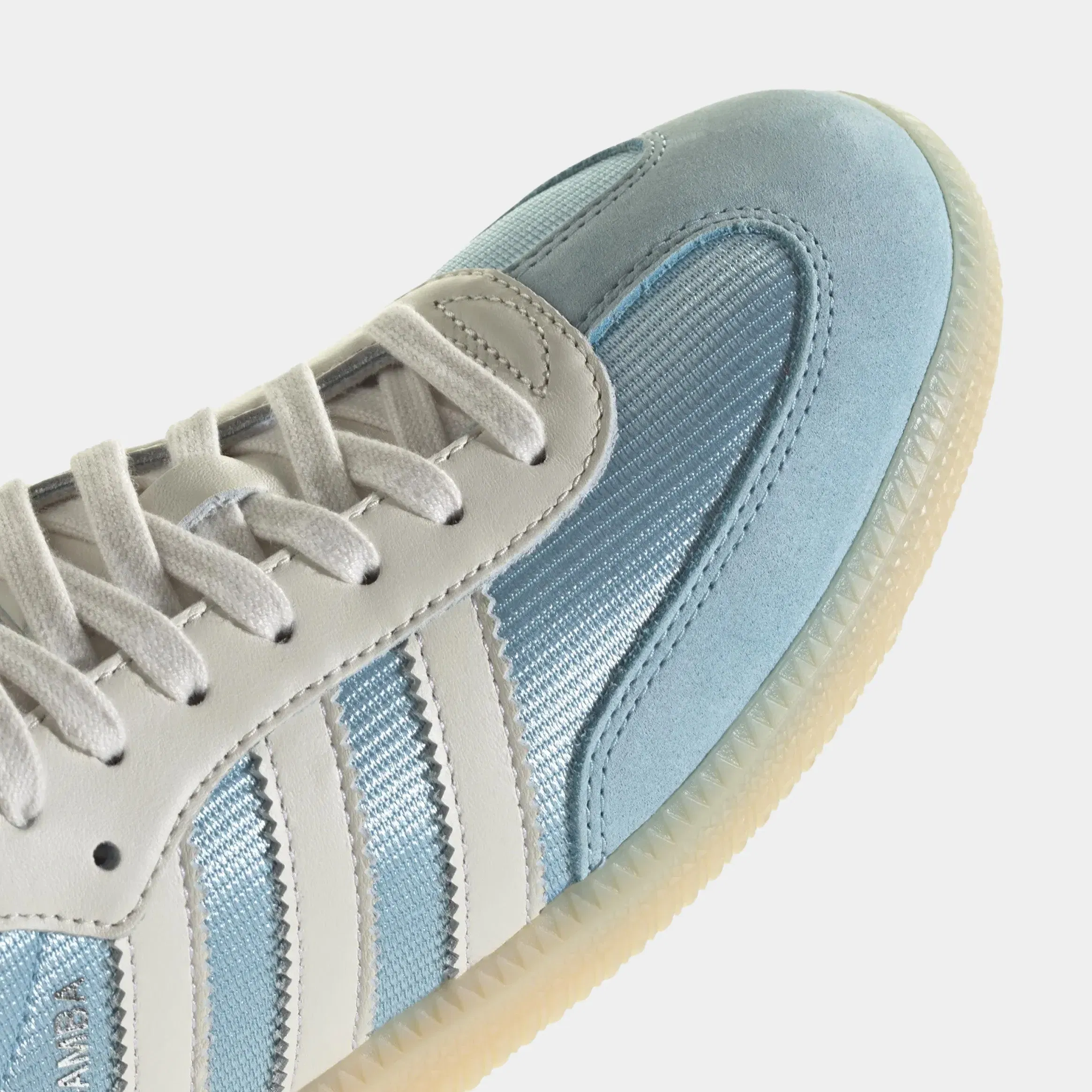 adidas Samba OG Mens Lifestyle Shoes (Icey Blue/Chalk White/Sand Strata)