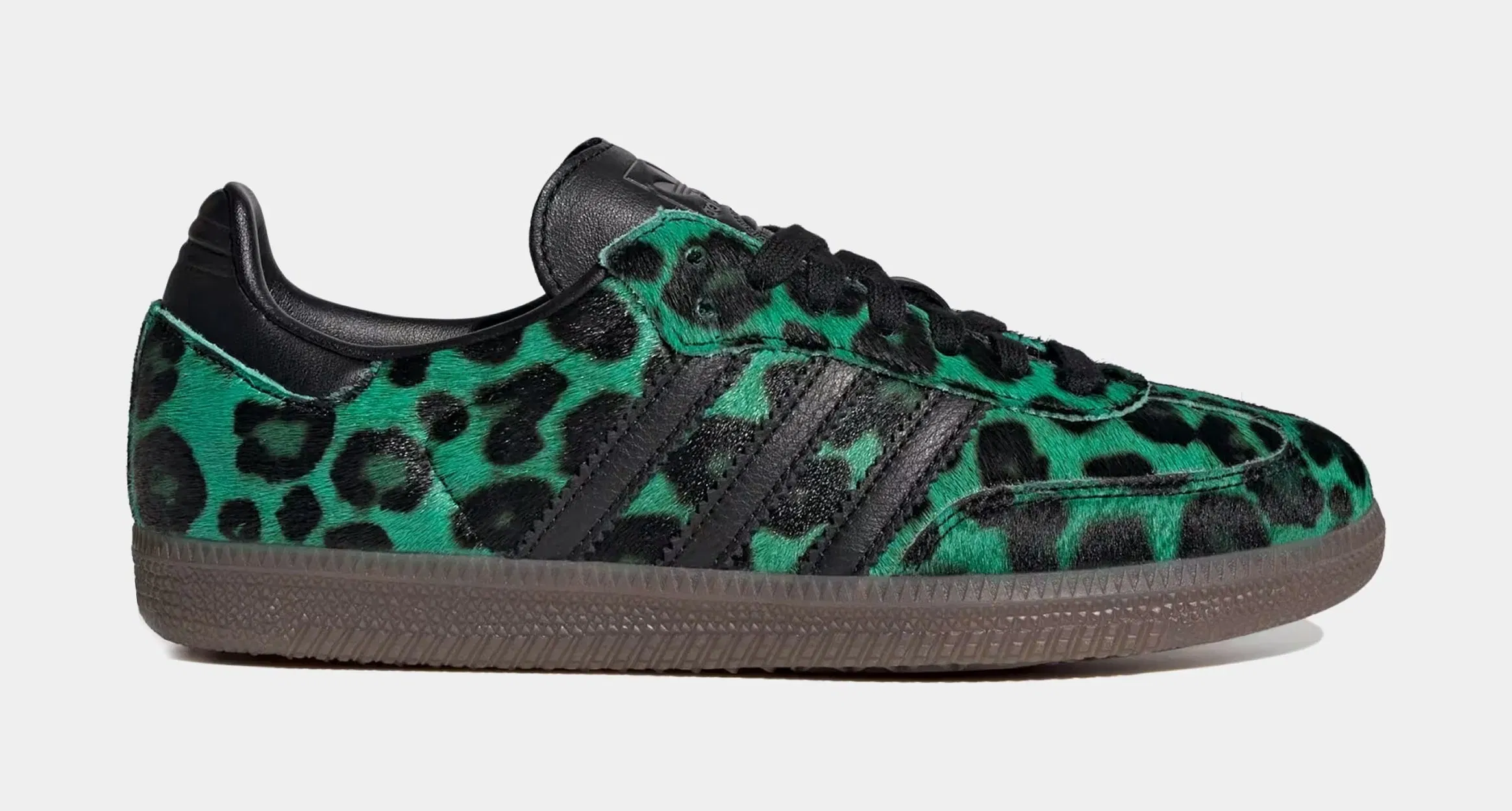 adidas Samba OG Semi Screaming Green Womens Lifestyle Shoes (Semi Screaming Green/Core Black/Gold Metallic)