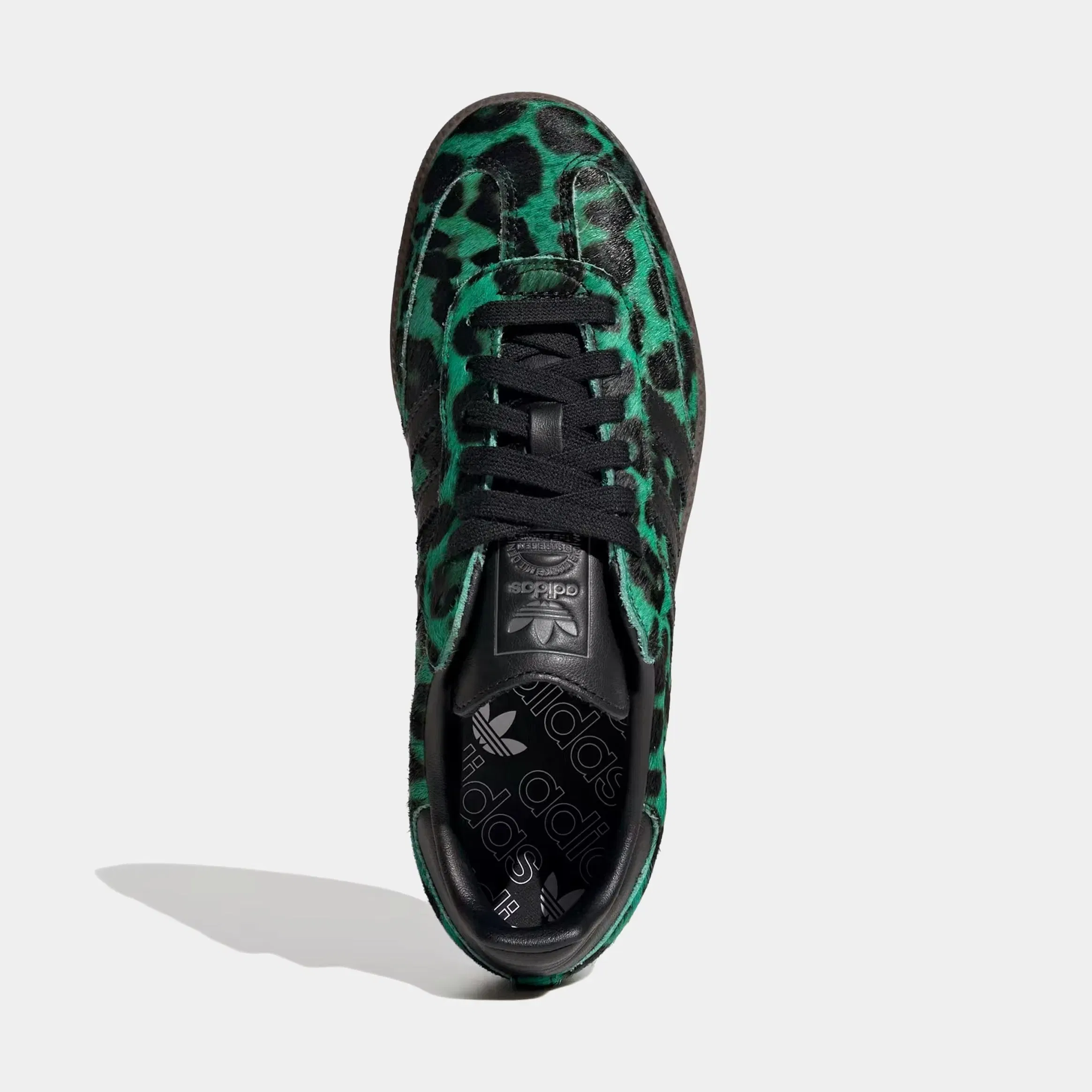 adidas Samba OG Semi Screaming Green Womens Lifestyle Shoes (Semi Screaming Green/Core Black/Gold Metallic)