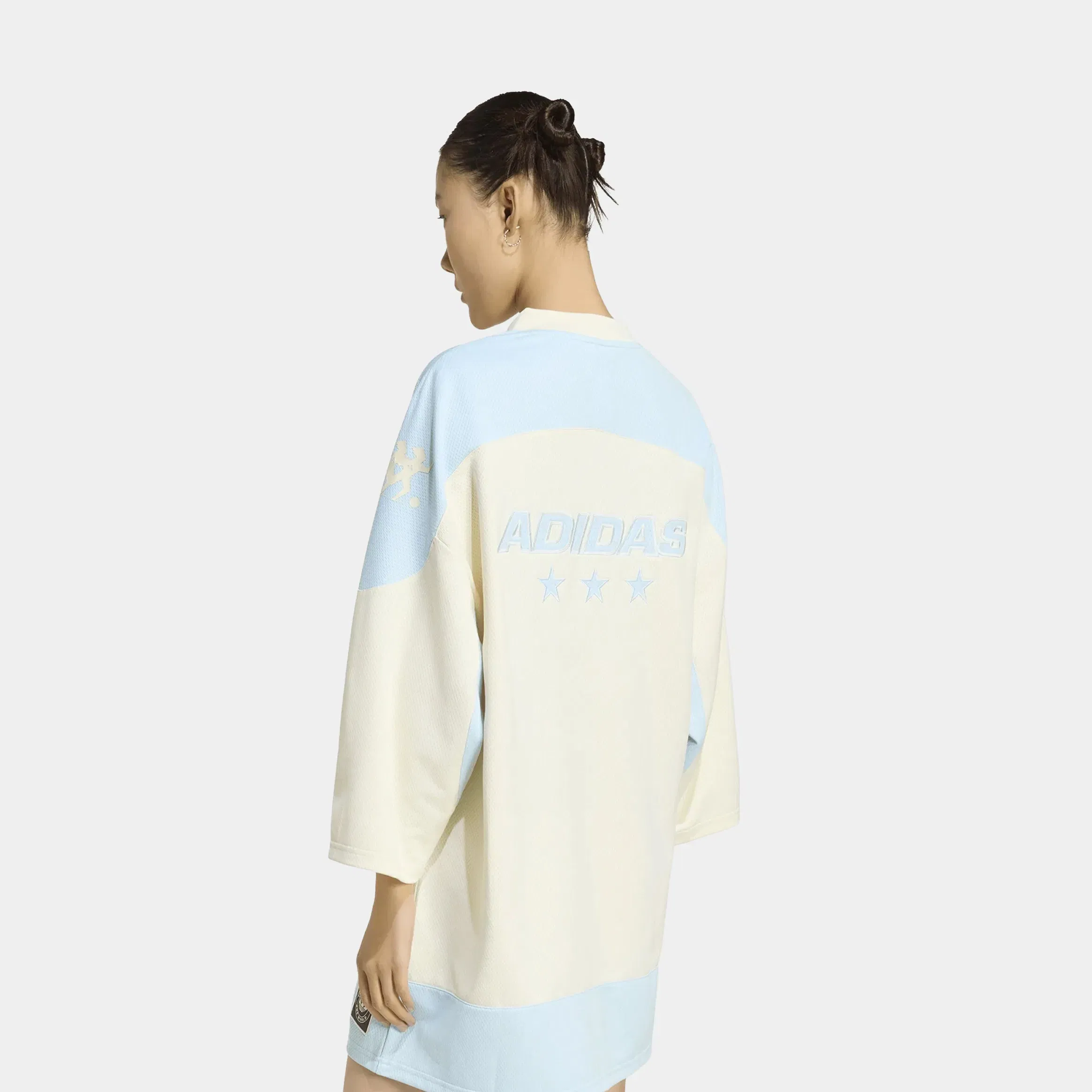 adidas Originals Hockey Jersey Womens Dress (Ice Blue)