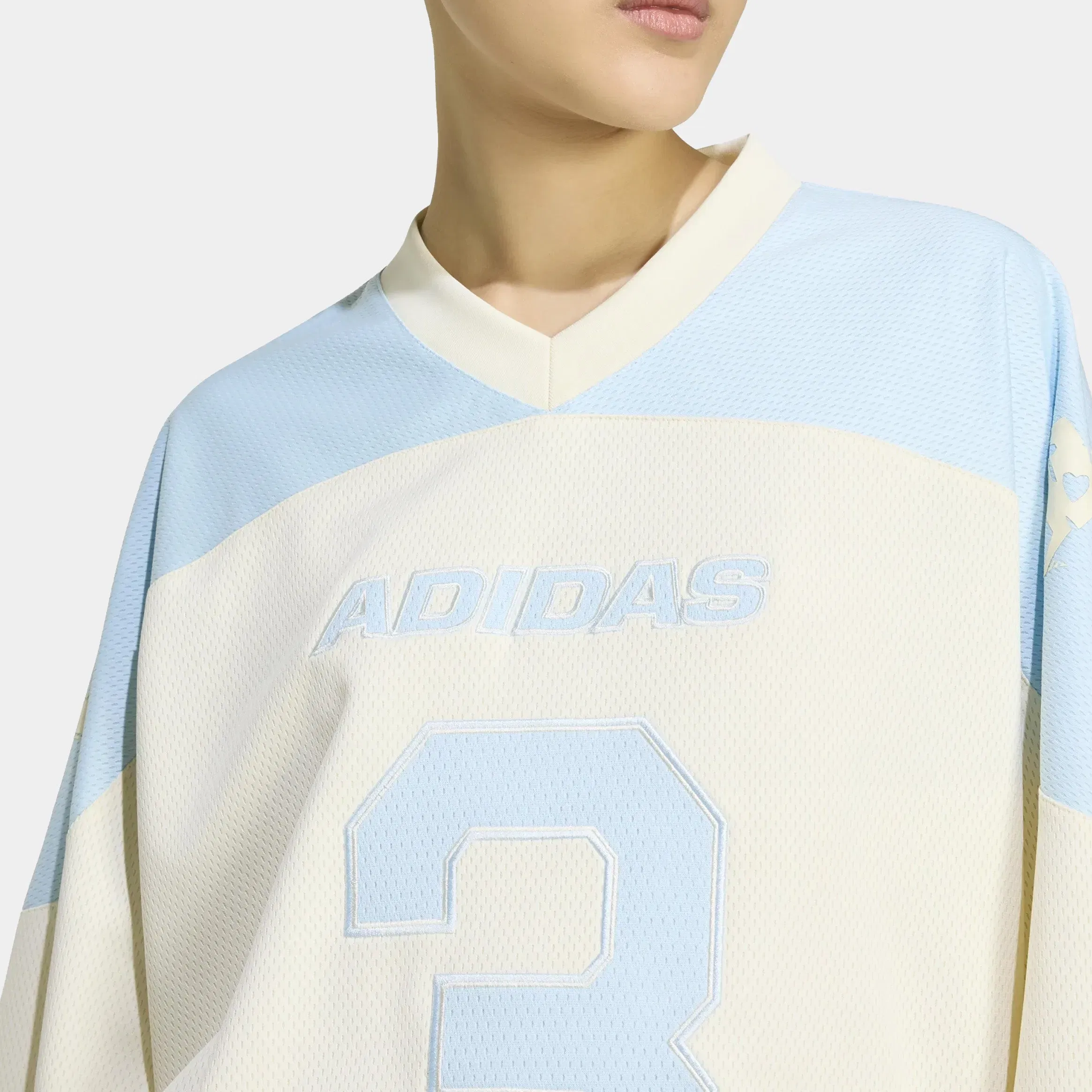 adidas Originals Hockey Jersey Womens Dress (Ice Blue)