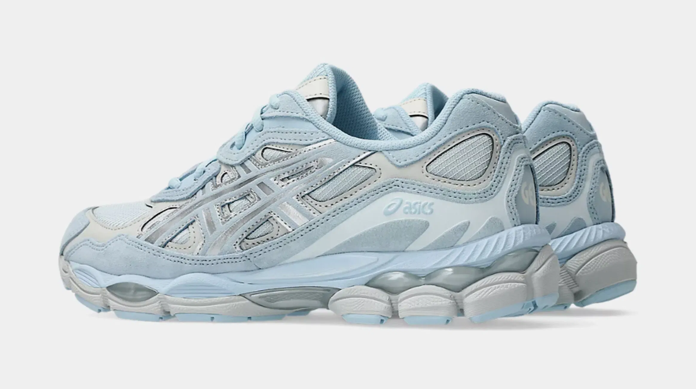 ASICS Gel NYC Mens Running Shoes (Storm Cloud/Pure Silver)