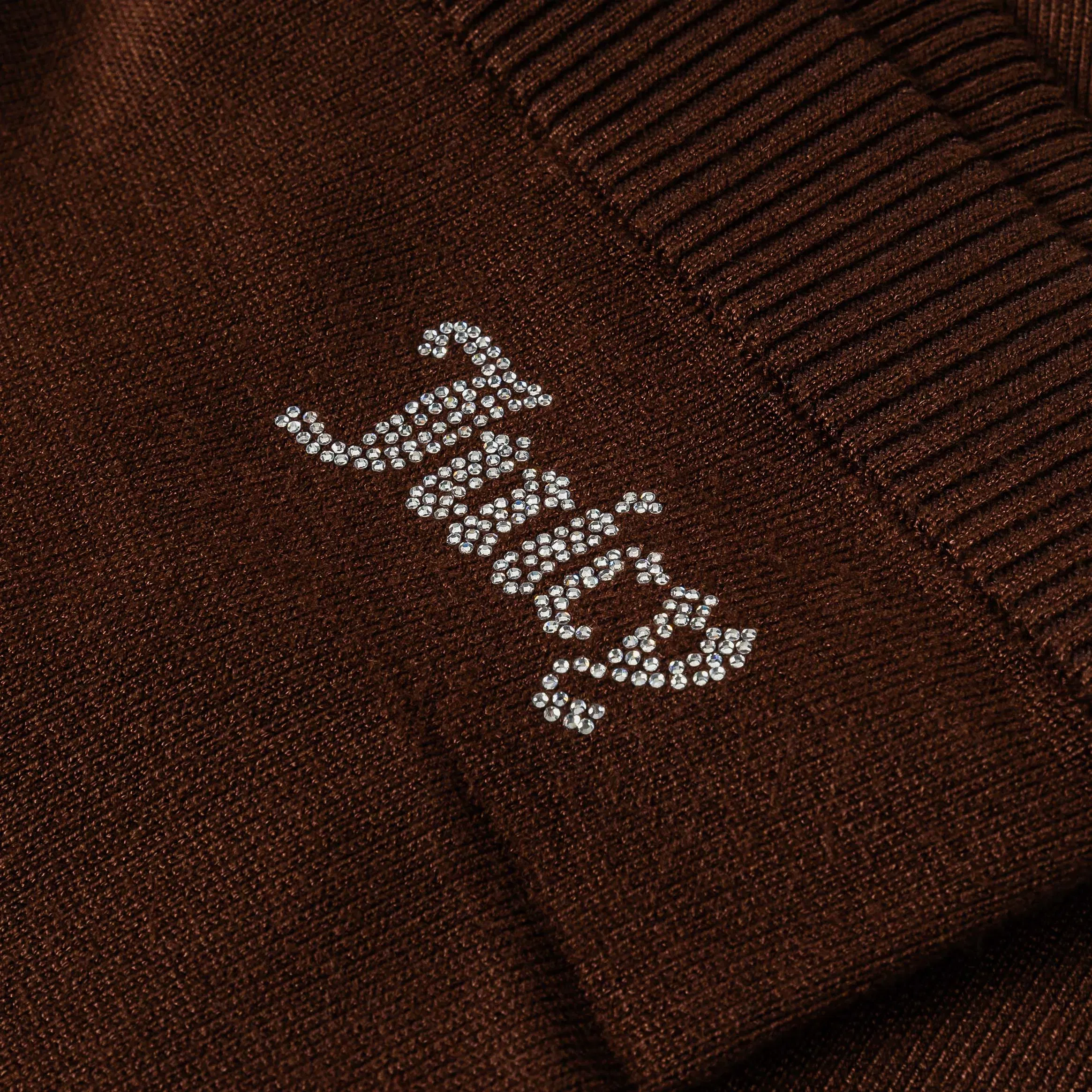 Juicy Couture Fine Knit Bling Pants Womens Pants (Brown)