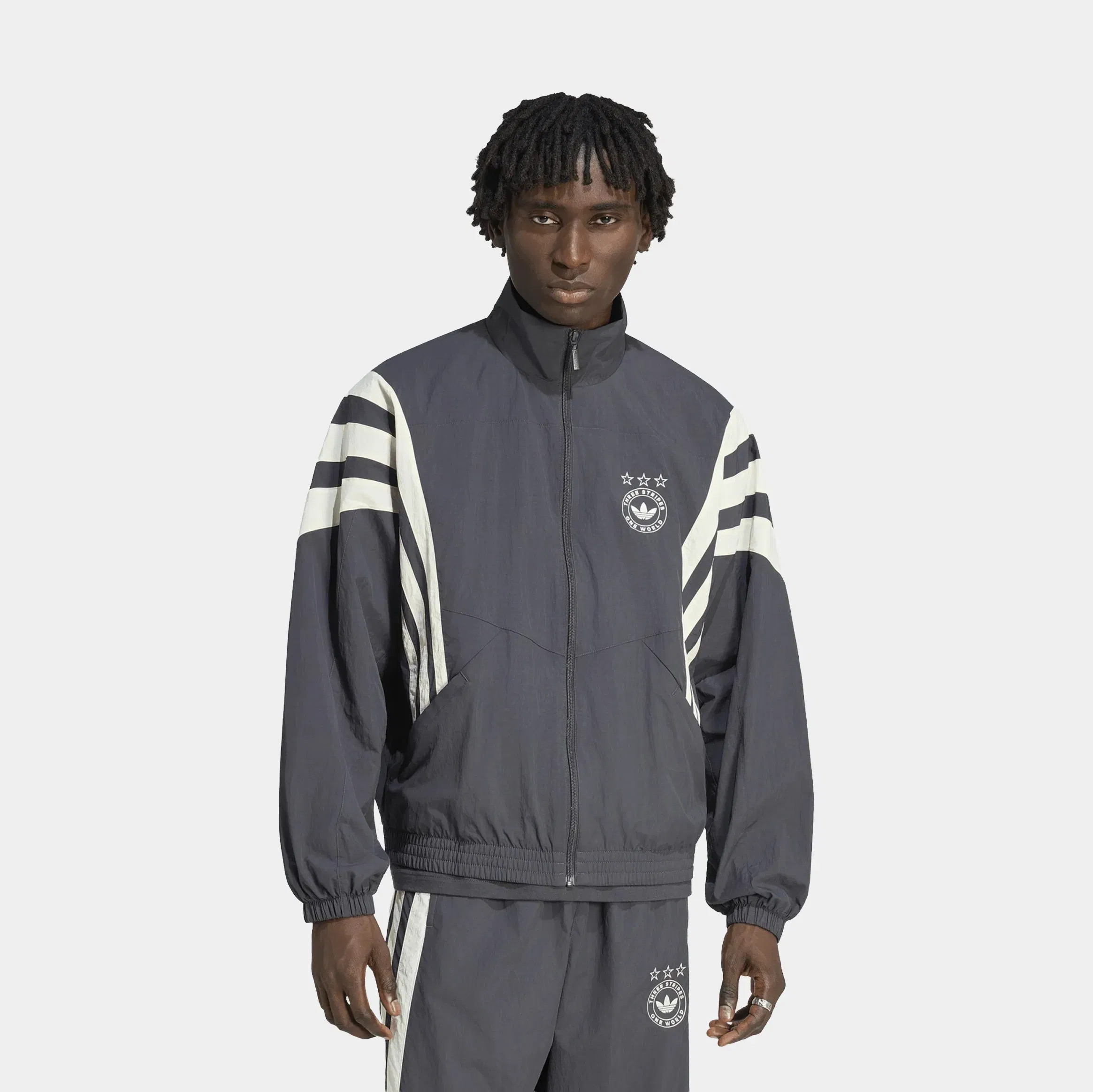 adidas Originals Santiago Track Mens Jacket (Utility Black)