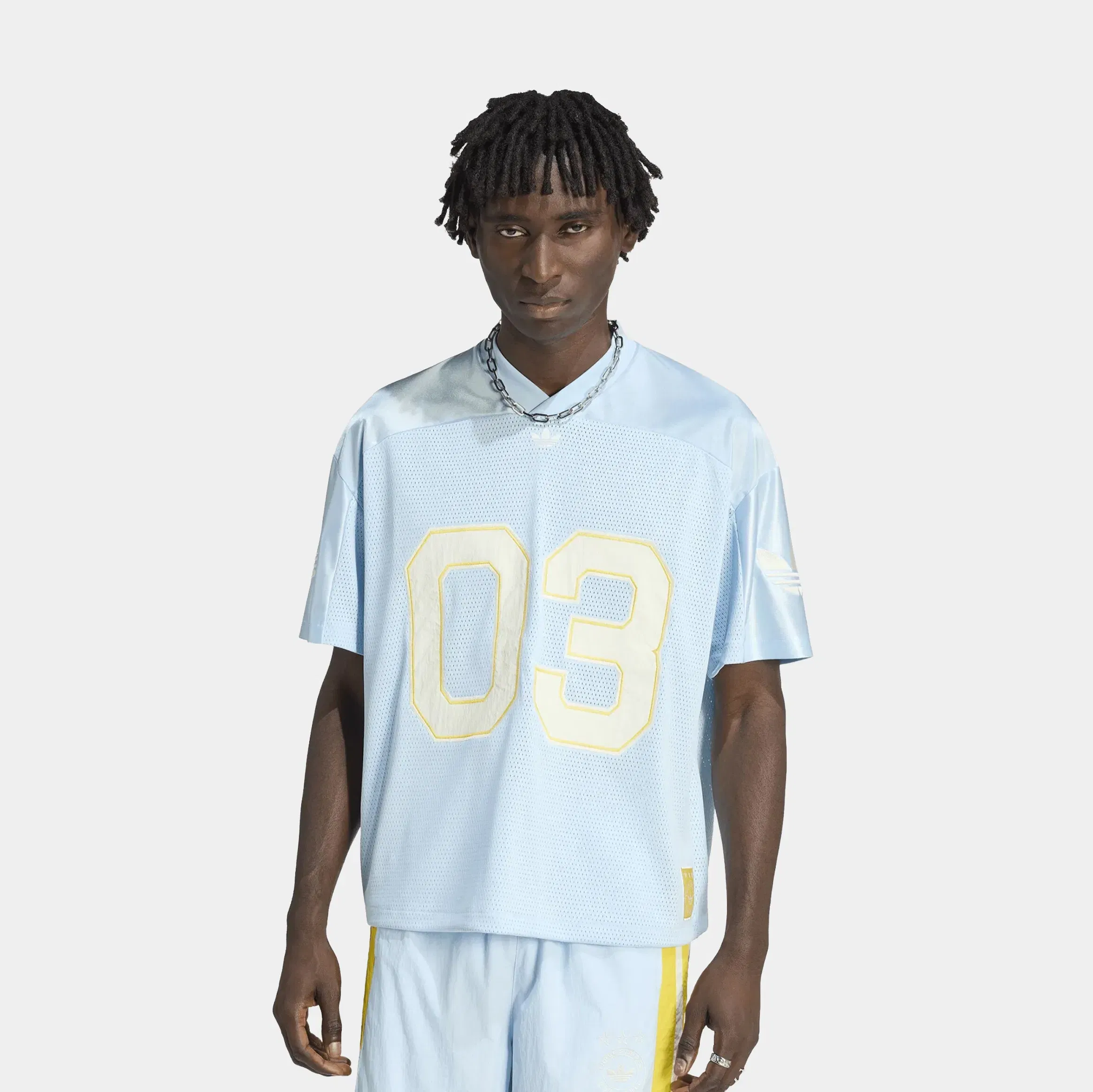 adidas Originals Football Mens Jersey (Ice Blue)