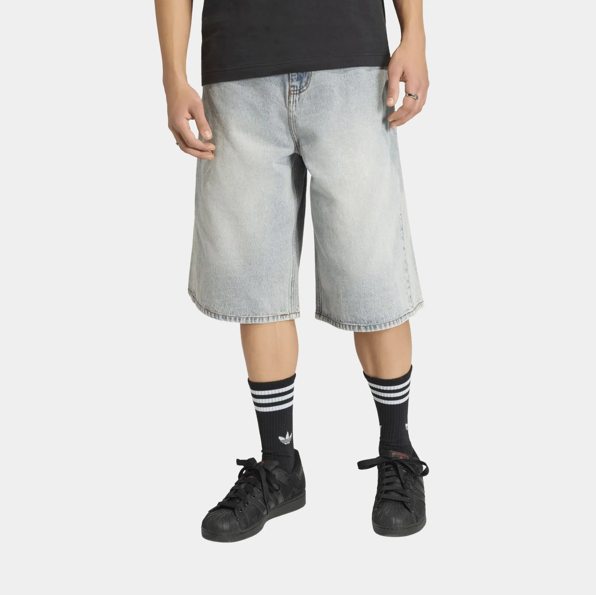 adidas Denim Mens Shorts (Indigo Denim)