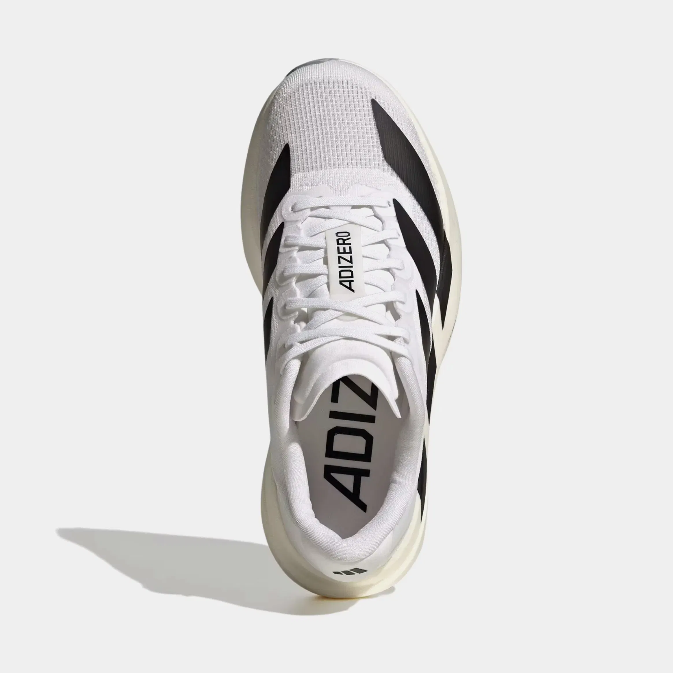 adidas Adizero Evo SL Grade School Running Shoes (Cloud White/Cloud Black/Cloud White)