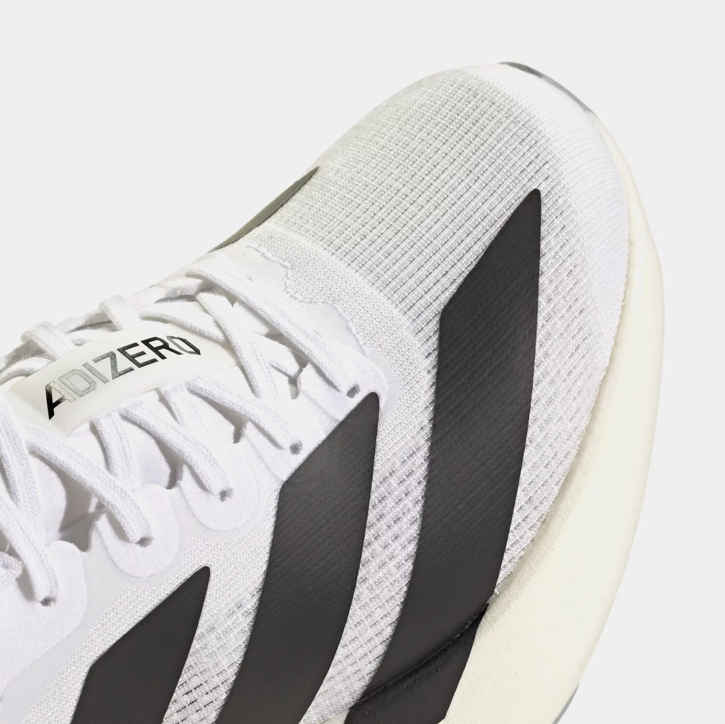adidas Adizero Evo SL Grade School Running Shoes (Cloud White/Cloud Black/Cloud White)