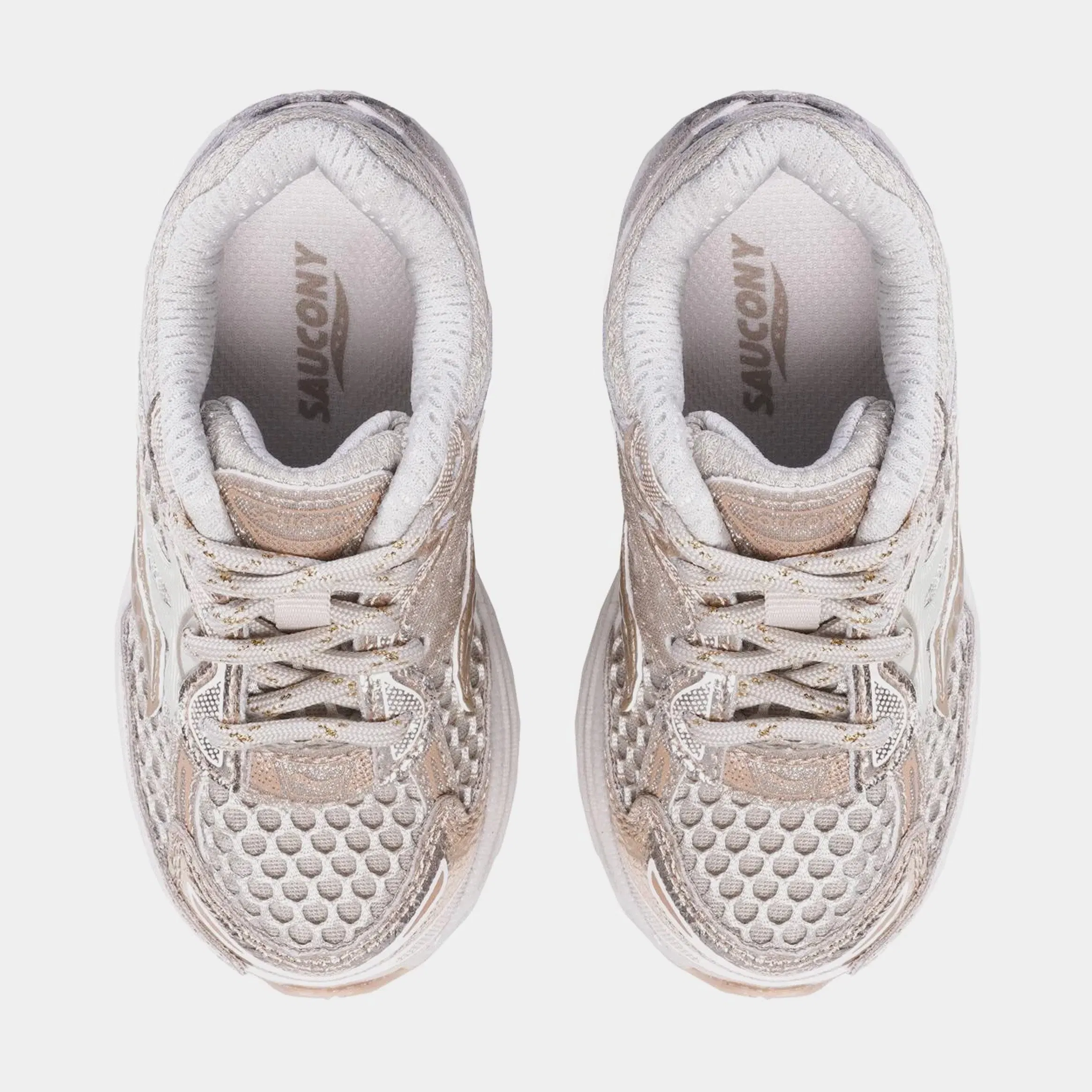 Saucony Kids Omni 9 Infant Toddler Running Shoes (Champagne)
