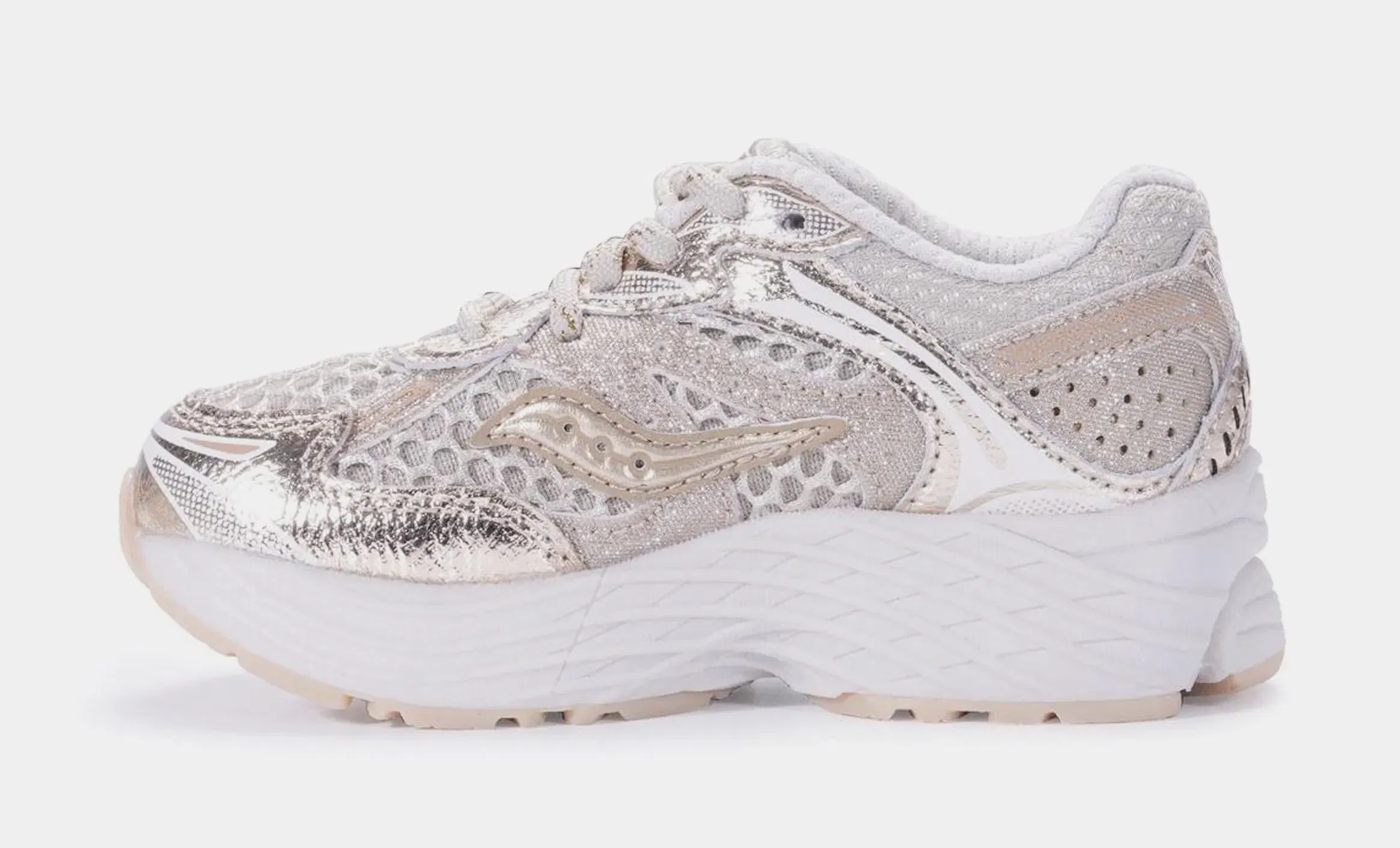 Saucony Kids Omni 9 Infant Toddler Running Shoes (Champagne)