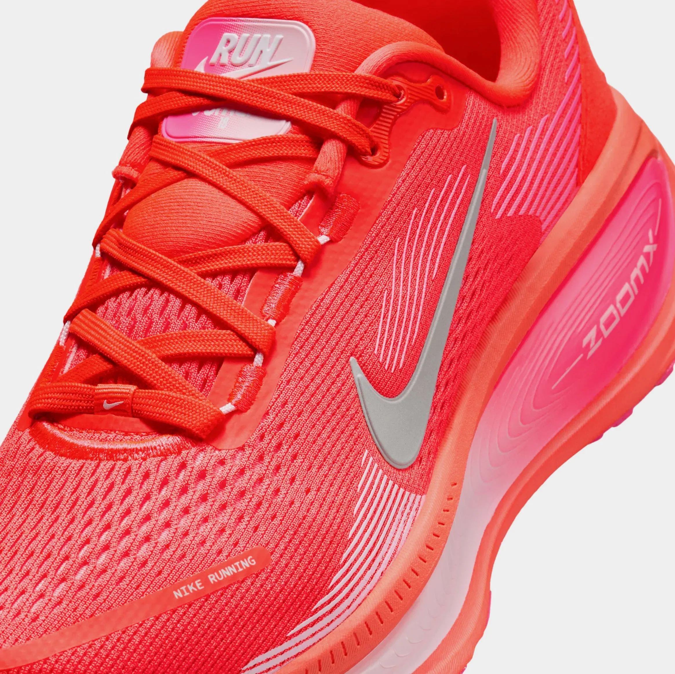 Nike Vomero 18 Womens Running Shoes (Bright Crimson/Hyper Pink/Pink Foam/White)