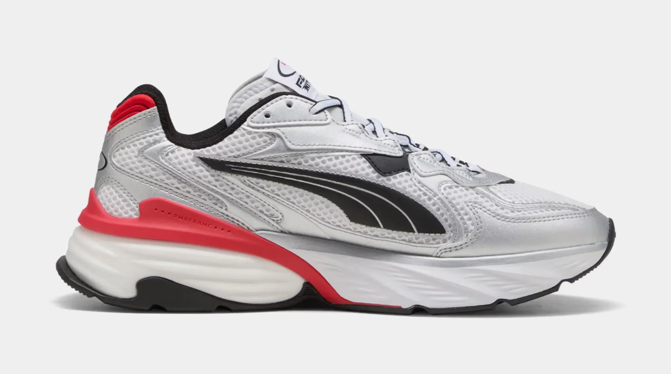 Puma Fade Nitro Mens Running Shoes (Puma Silver/Puma White/For All Time Red)