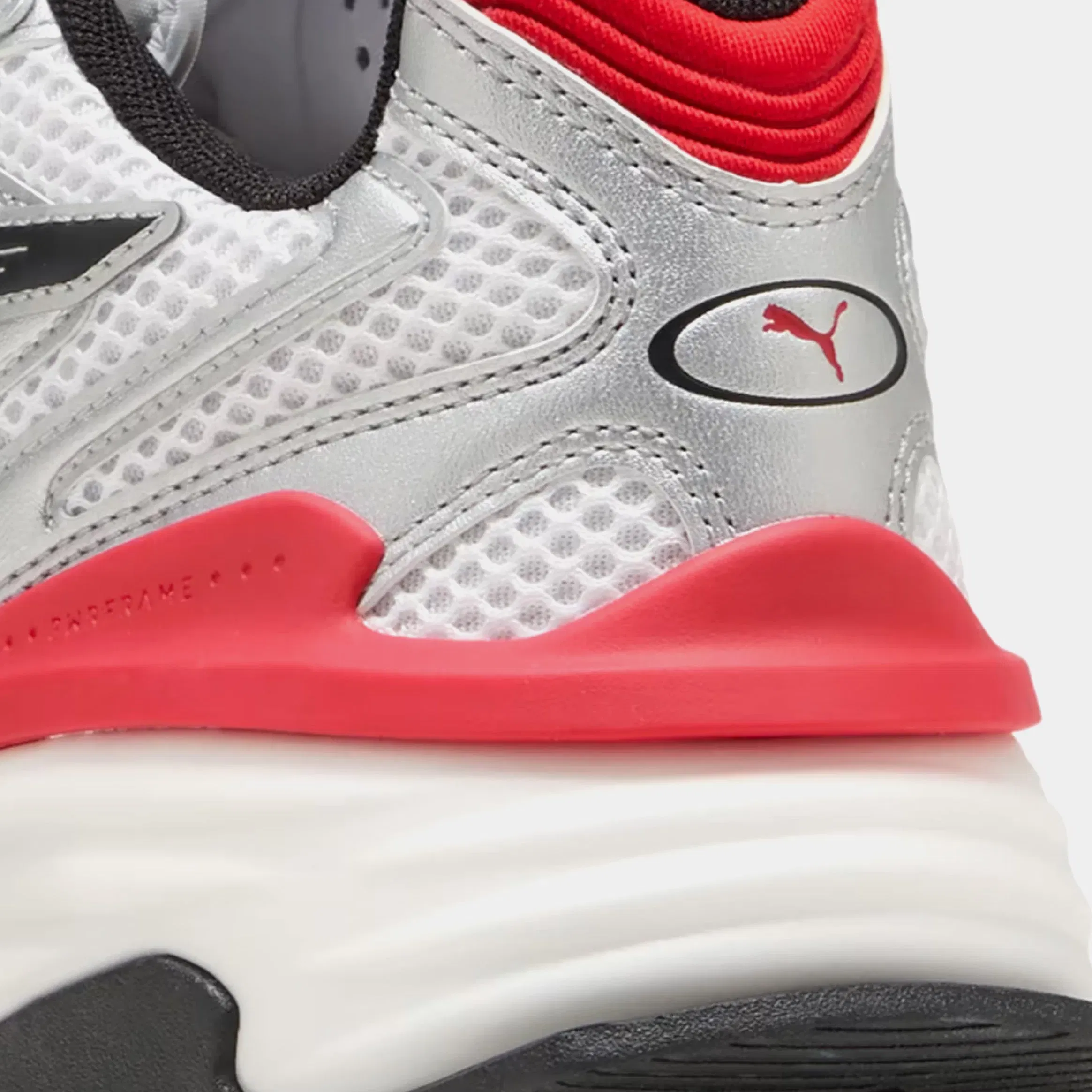 Puma Fade Nitro Mens Running Shoes (Puma Silver/Puma White/For All Time Red)