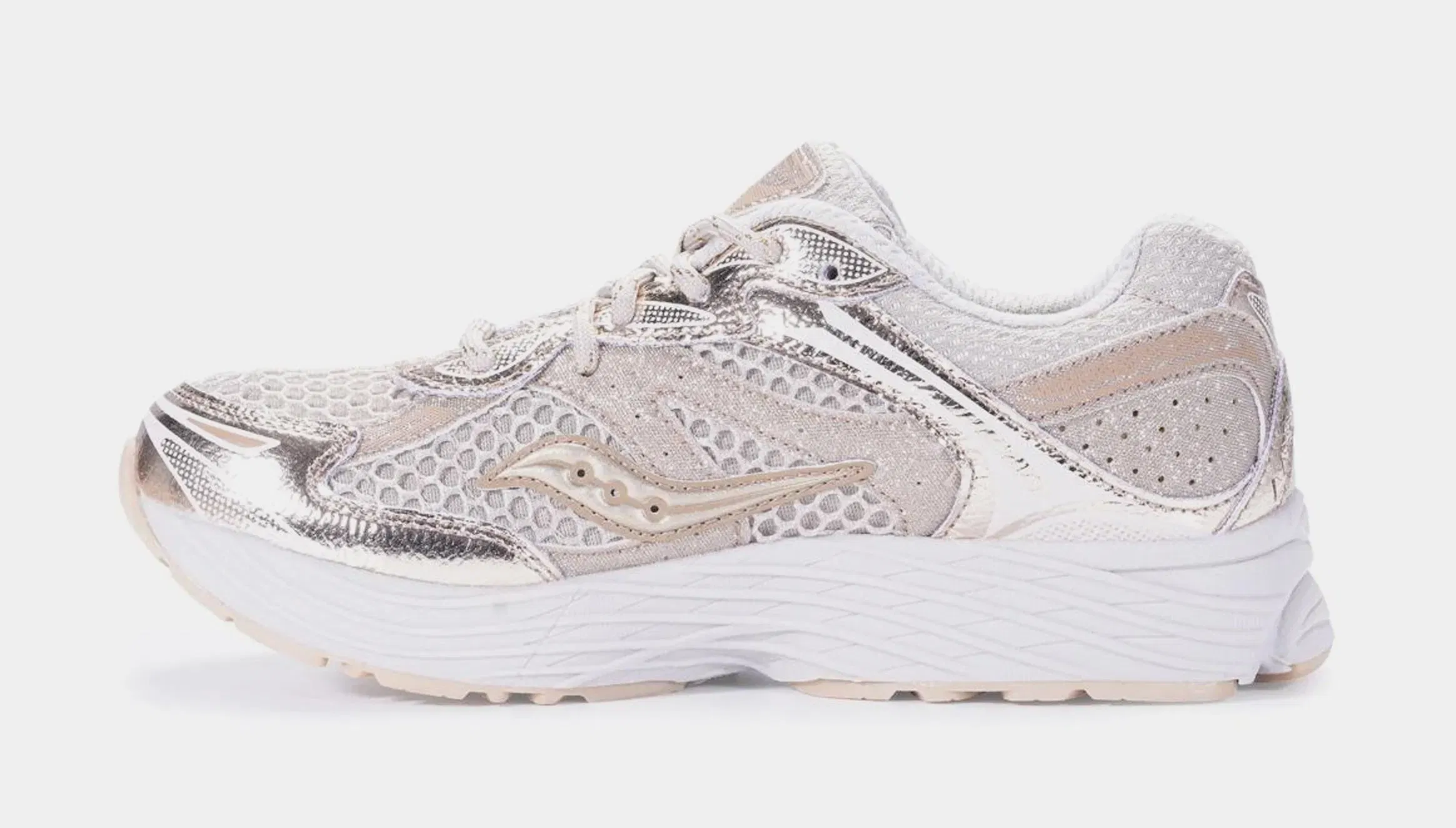 Saucony Kids Omni 6 Grade School Running Shoes (Gold)