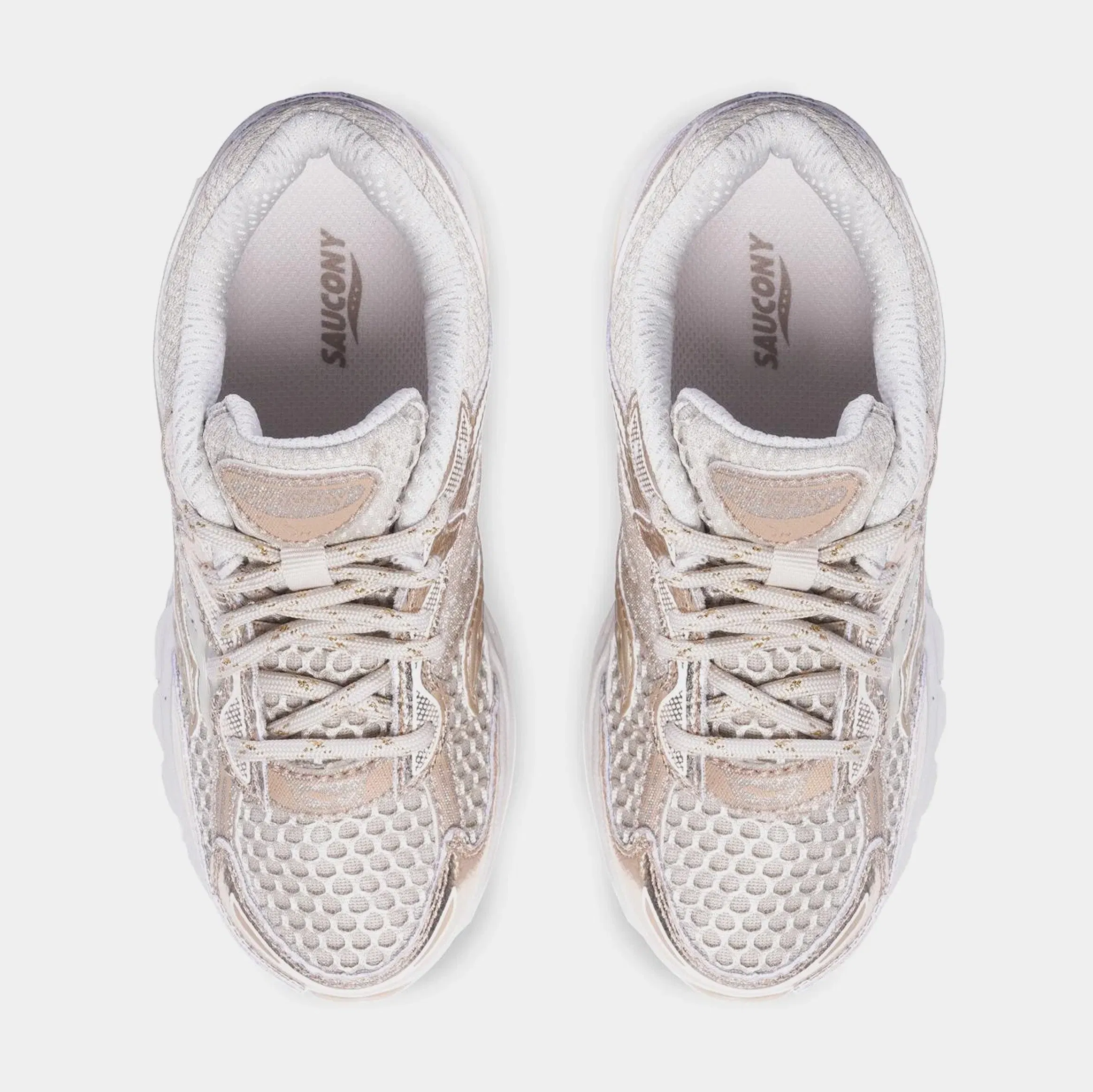 Saucony Kids Omni 9 Preschool Running Shoes (Champagne)