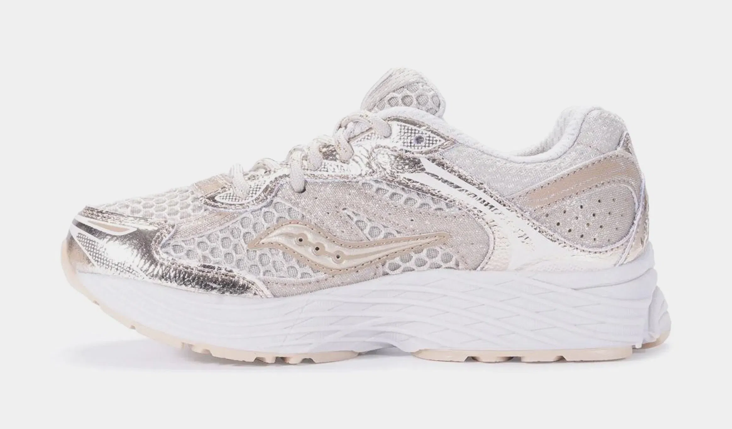 Saucony Kids Omni 9 Preschool Running Shoes (Champagne)