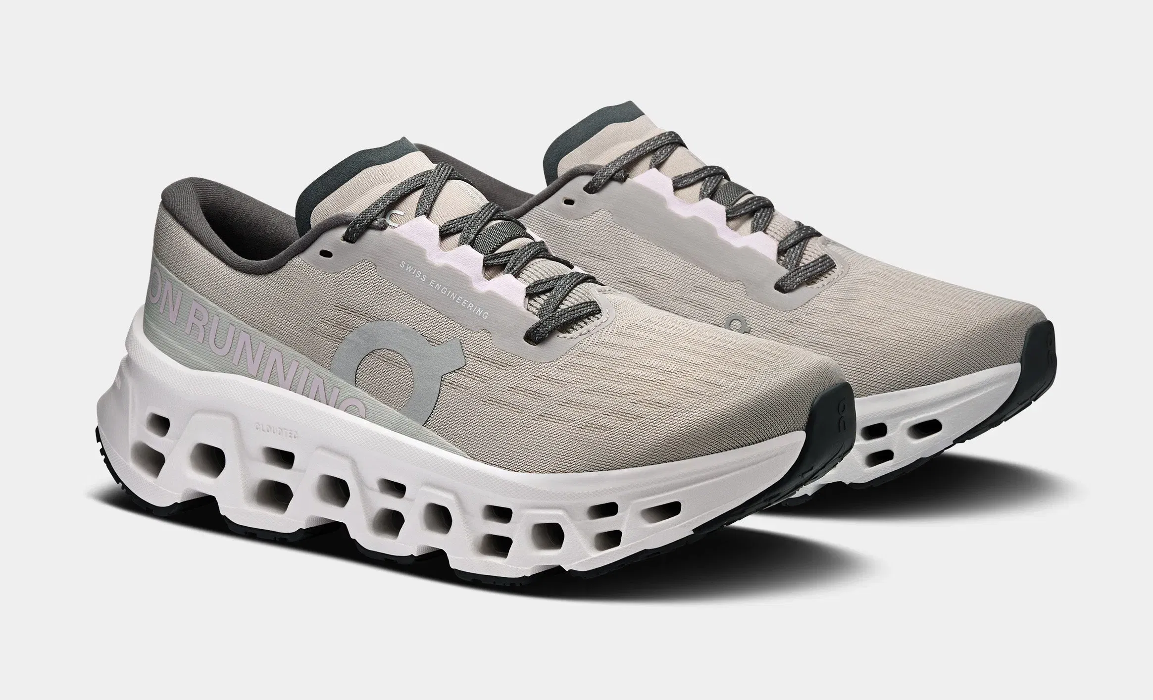 On Running Cloudmonster 3 Womens Running Shoes (Truffle/Ivory)