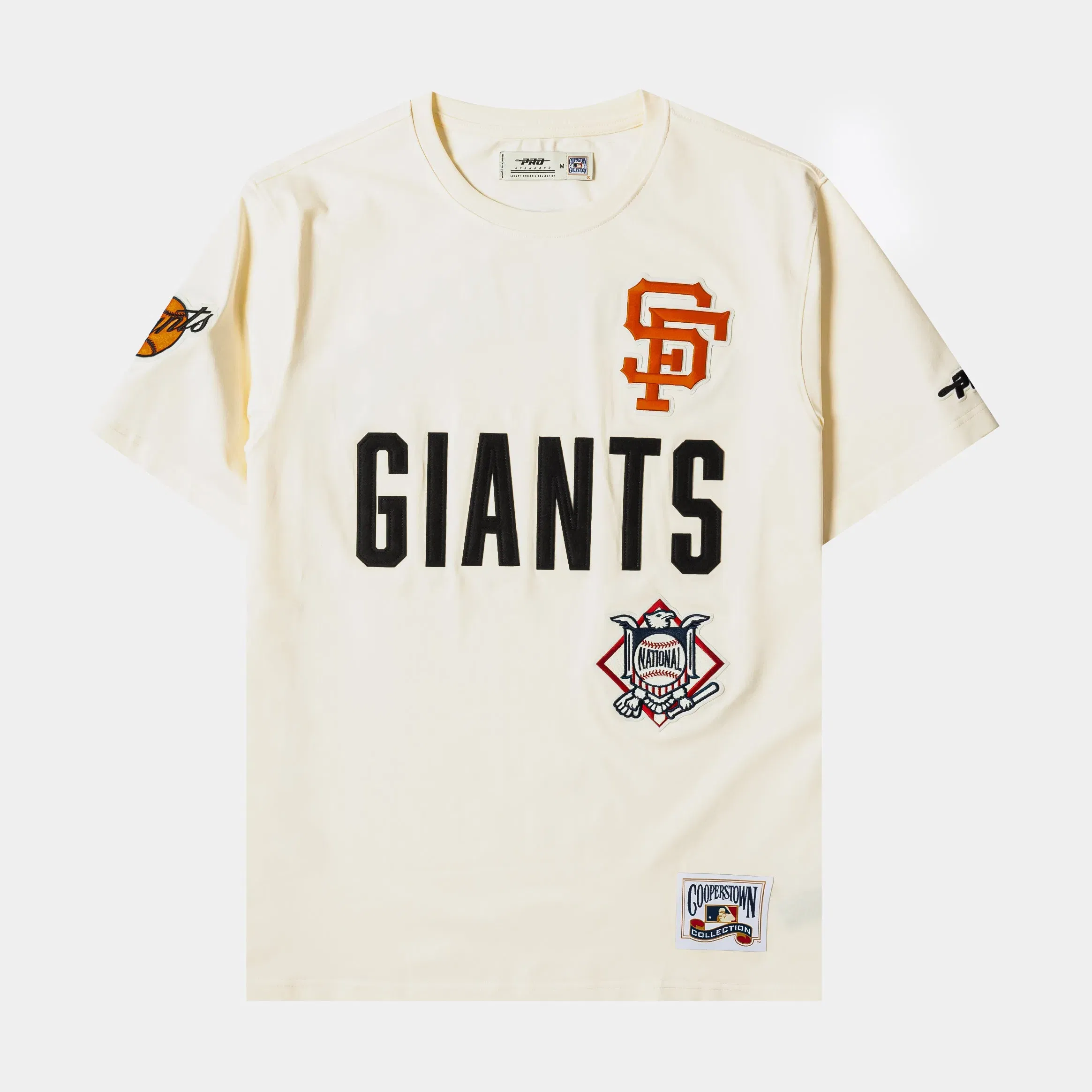 PRO STANDARD San Francisco Giants Original Mens Short Sleeve Shirt (Beige/Black)