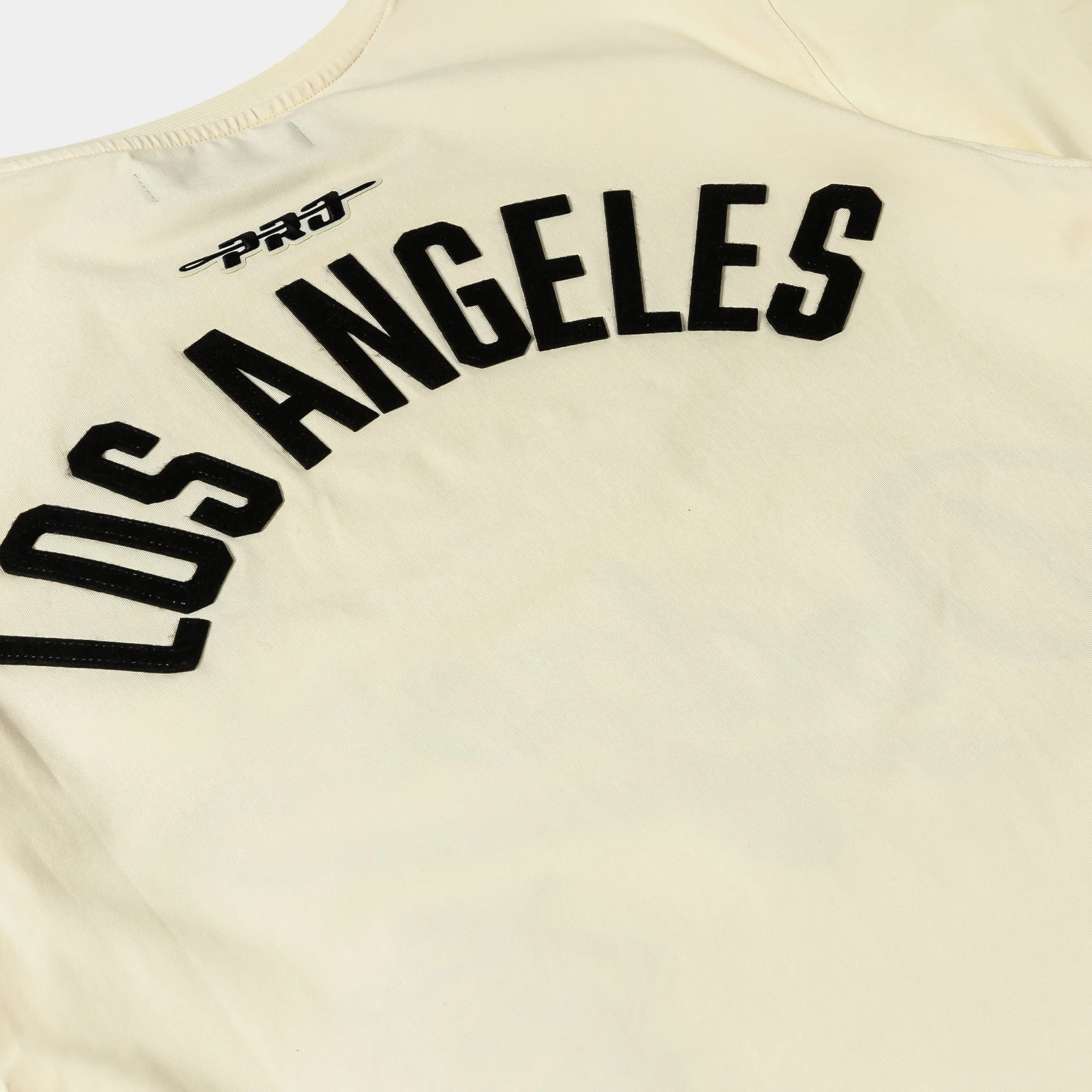 PRO STANDARD Los Angeles Dodgers Original Mens Short Sleeve Shirt (Beige/White)