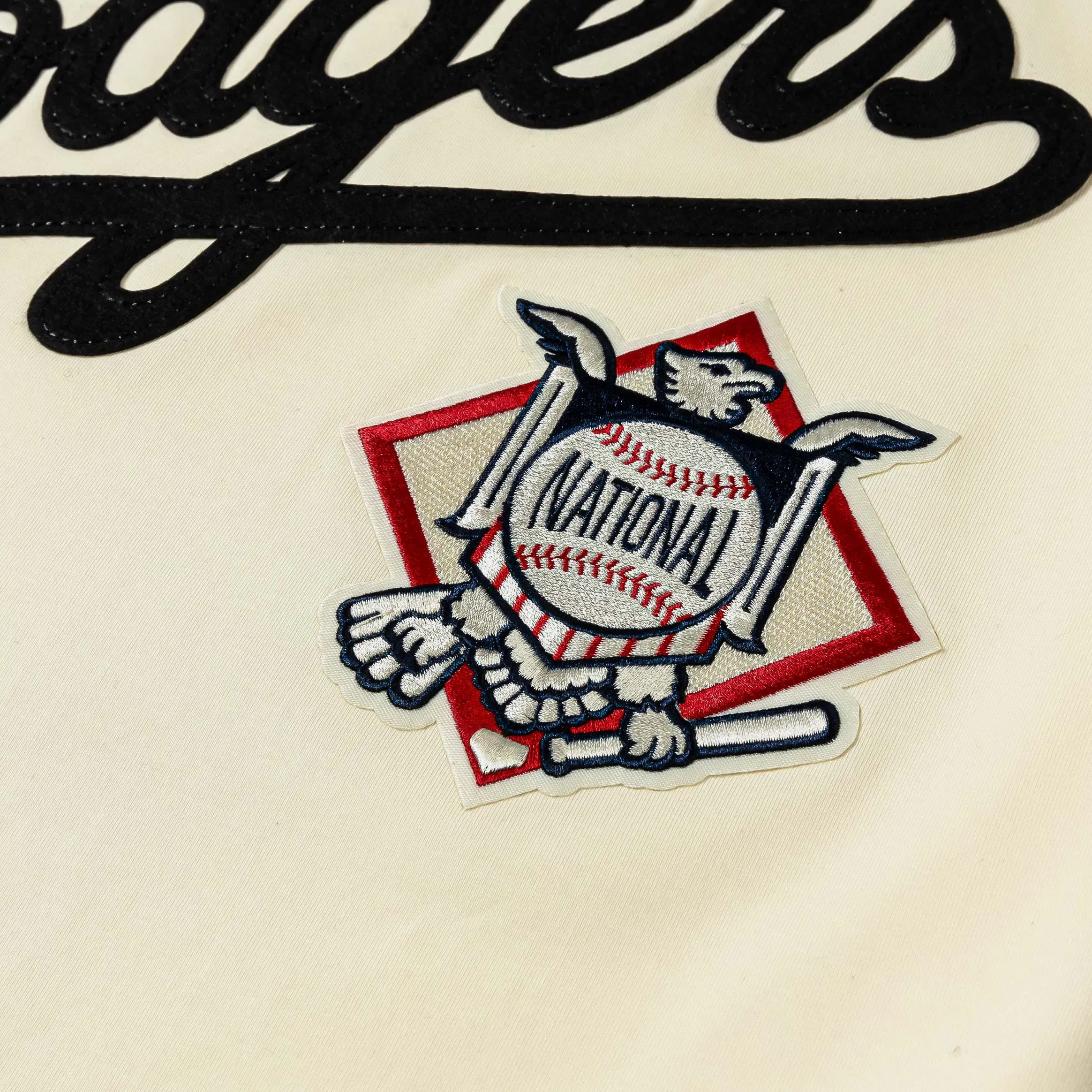 PRO STANDARD Los Angeles Dodgers Original Mens Short Sleeve Shirt (Beige/White)