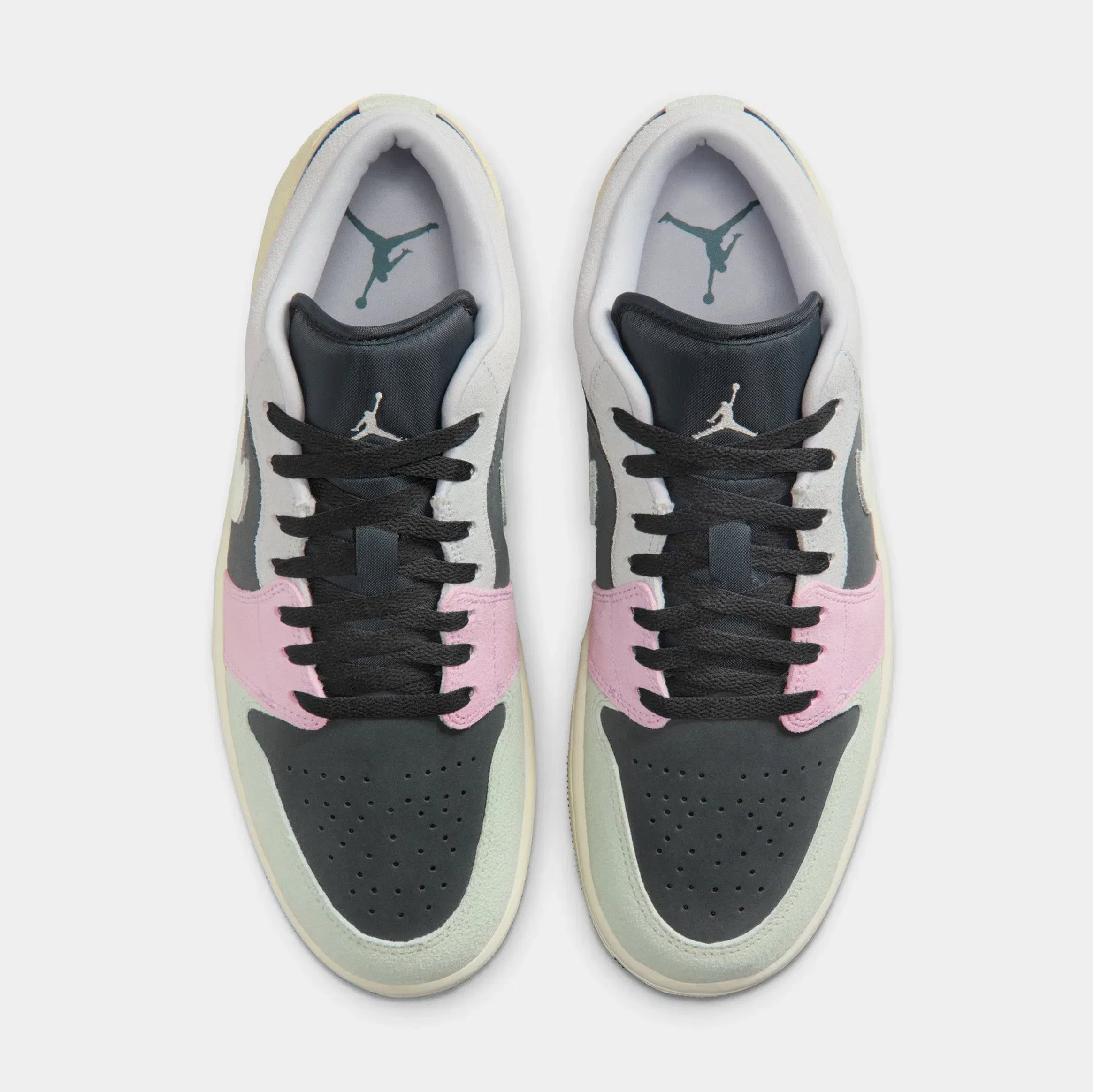 Air Jordan 1 Low SE Mens Lifestyle Shoes (Anthracite/Sail/Muslin/Iris Whisper)