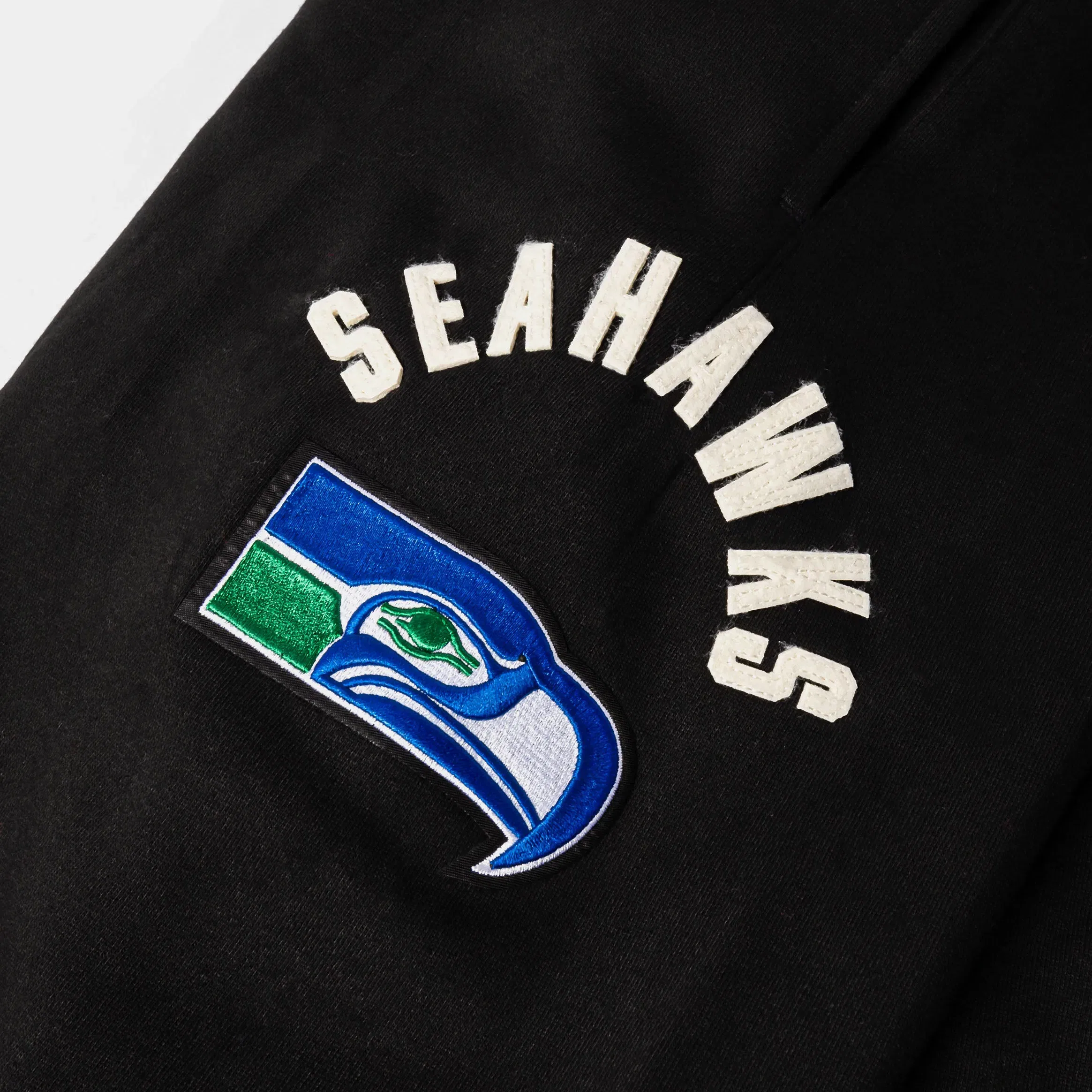 PRO STANDARD Seattle Seahawks Original Fleece Mens Sweatpants (Black/White)