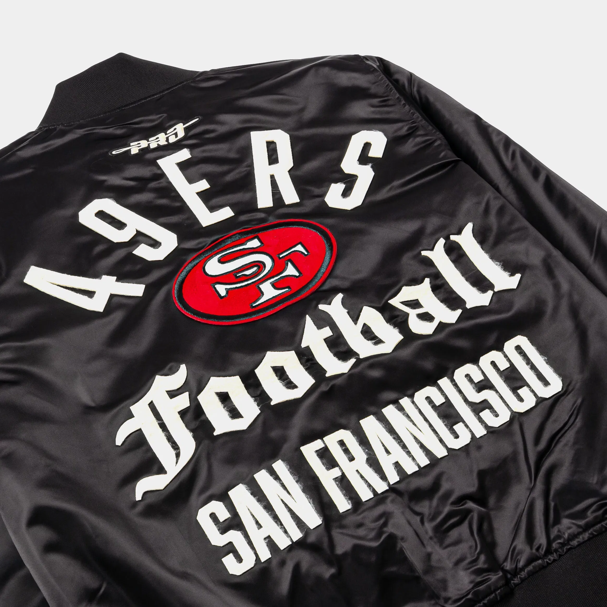 PRO STANDARD Shoe Palace Exclusive San Francisco 49ers Original Satin Mens Jacket (Black/White)