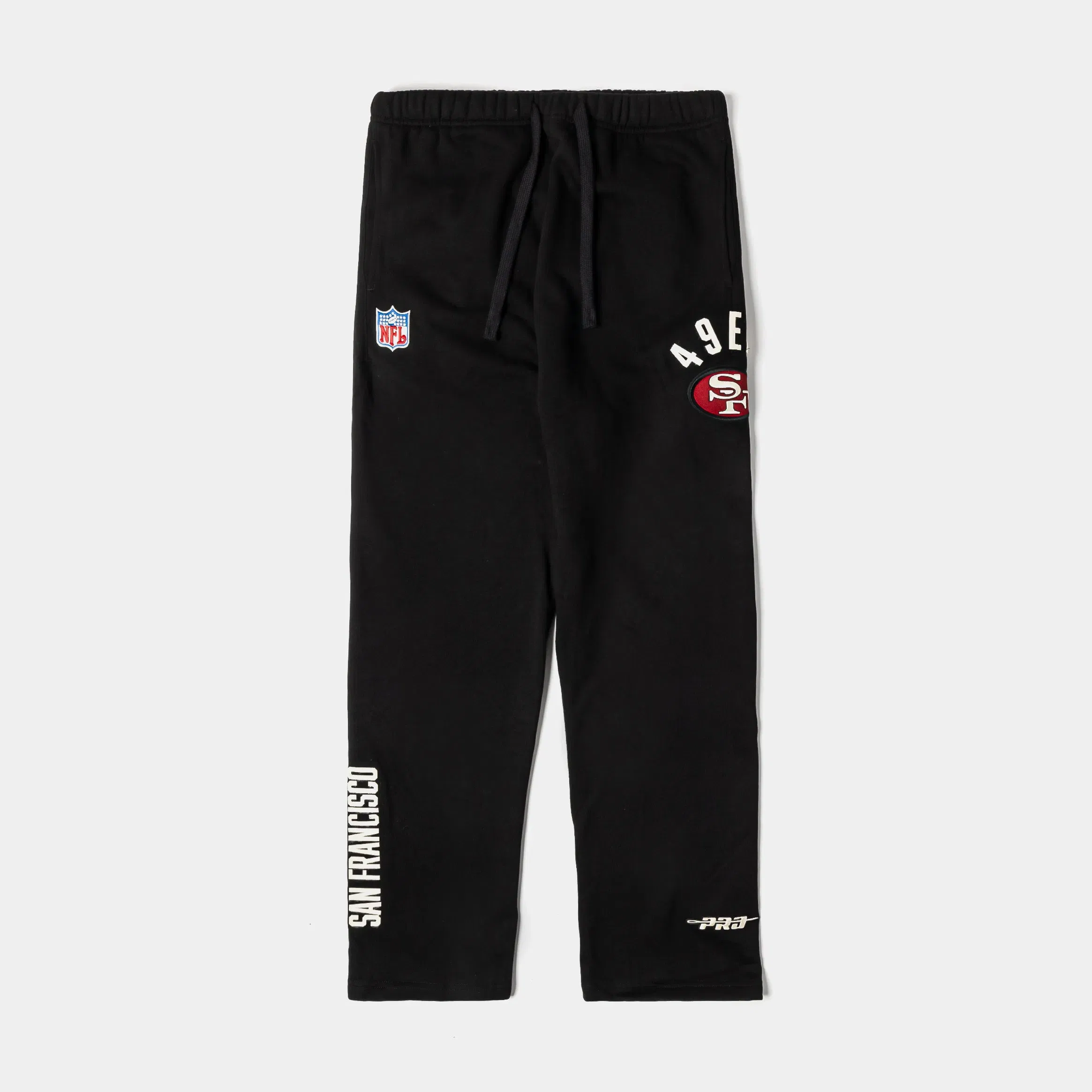 PRO STANDARD San Francisco 49ers Original Fleece Mens Sweatpants (Black/White)