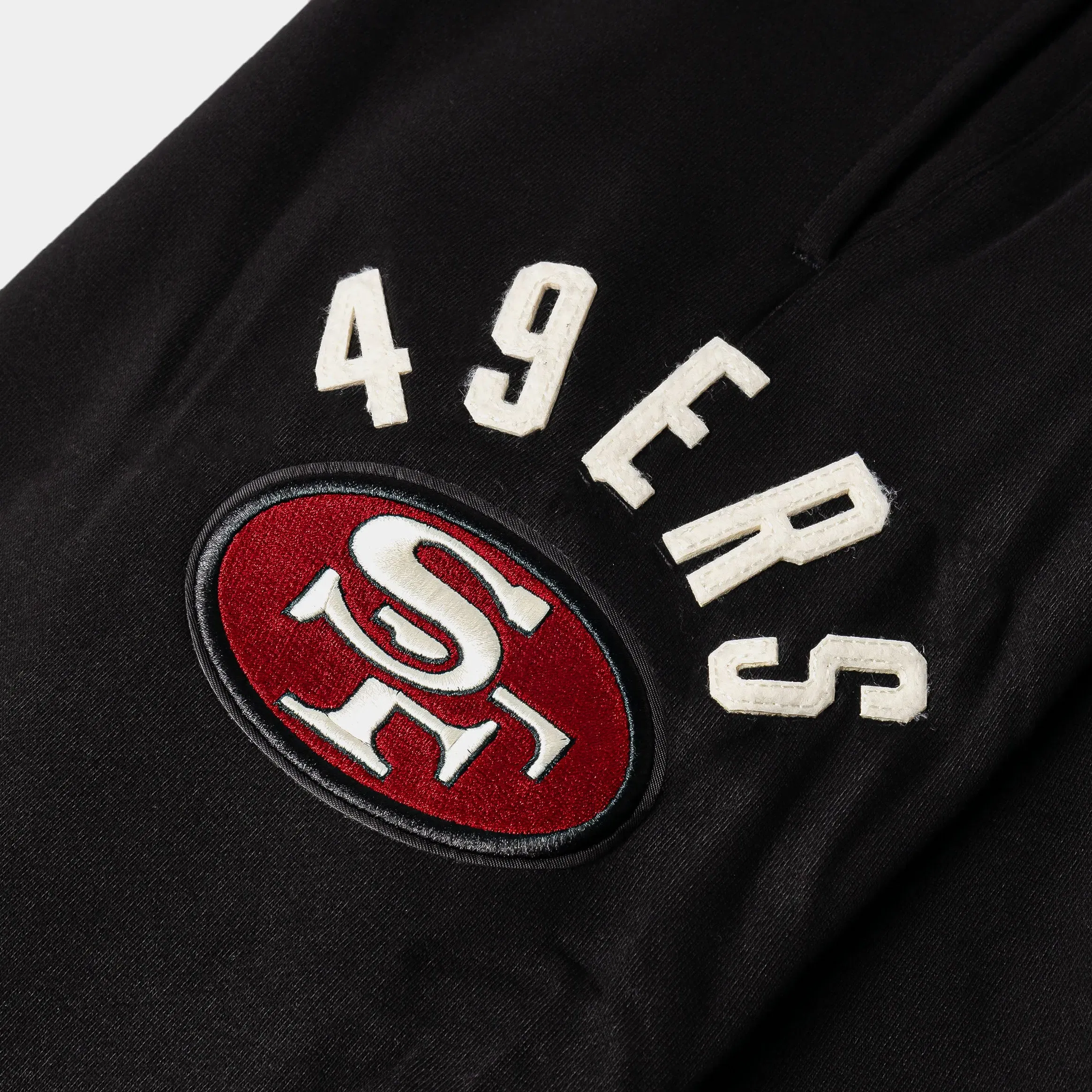 PRO STANDARD San Francisco 49ers Original Fleece Mens Sweatpants (Black/White)