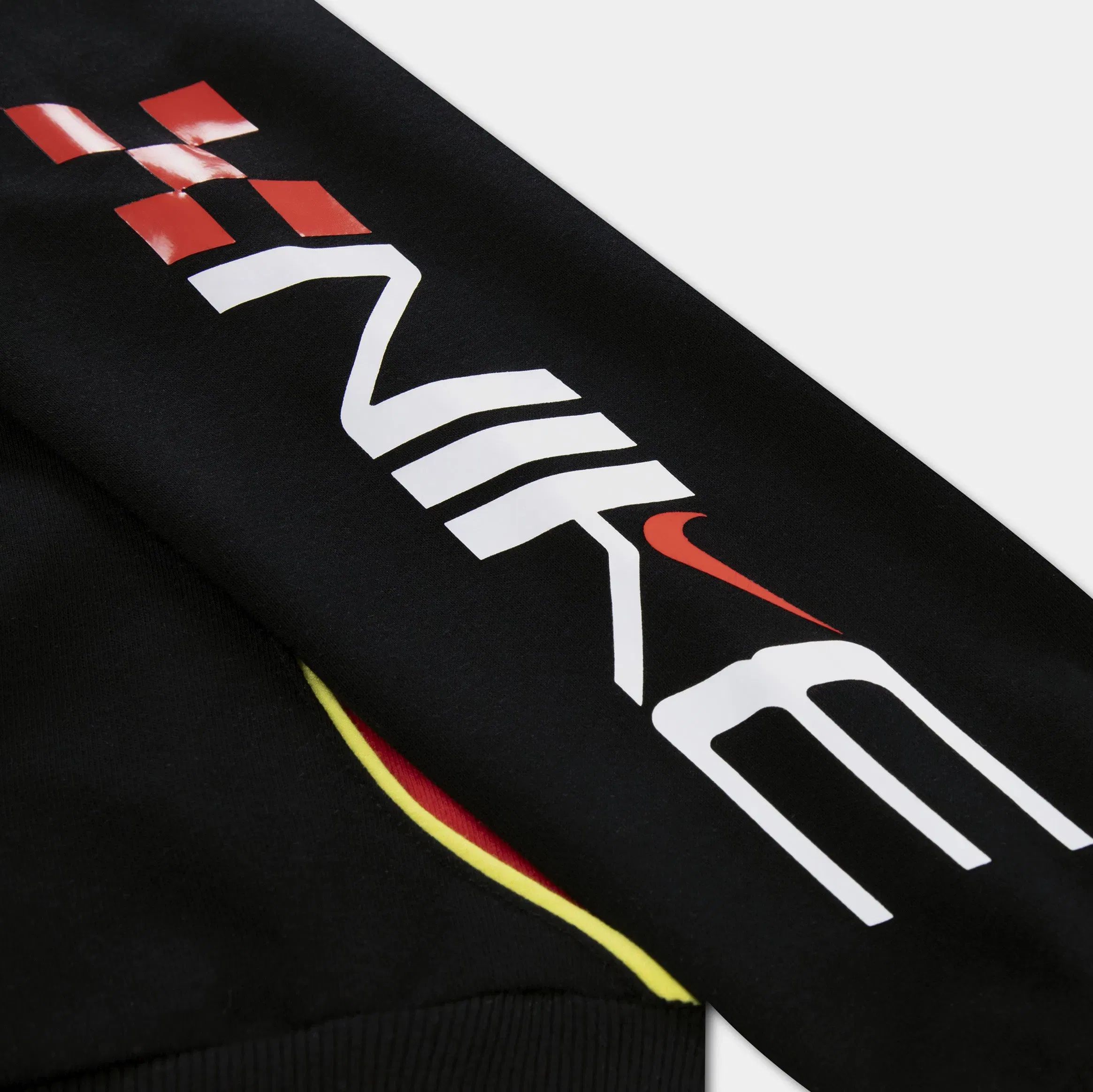 Nike NSW Victory Lap Pullover Preschool Hoodie (Black/Red)