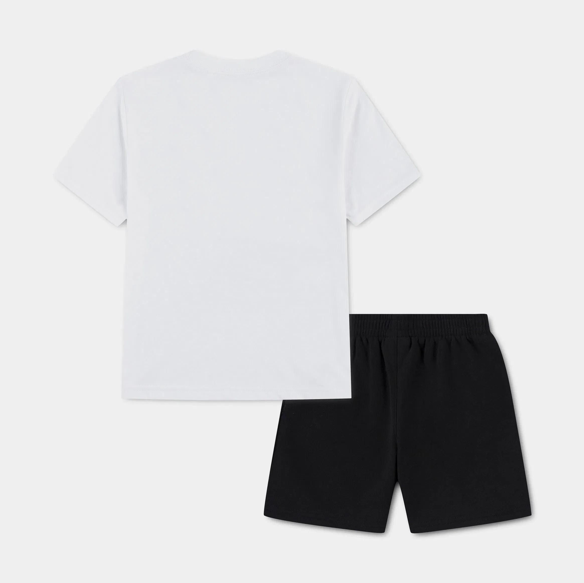 Air Jordan Skyline Rings Fleece Prechool Set (White/Black)