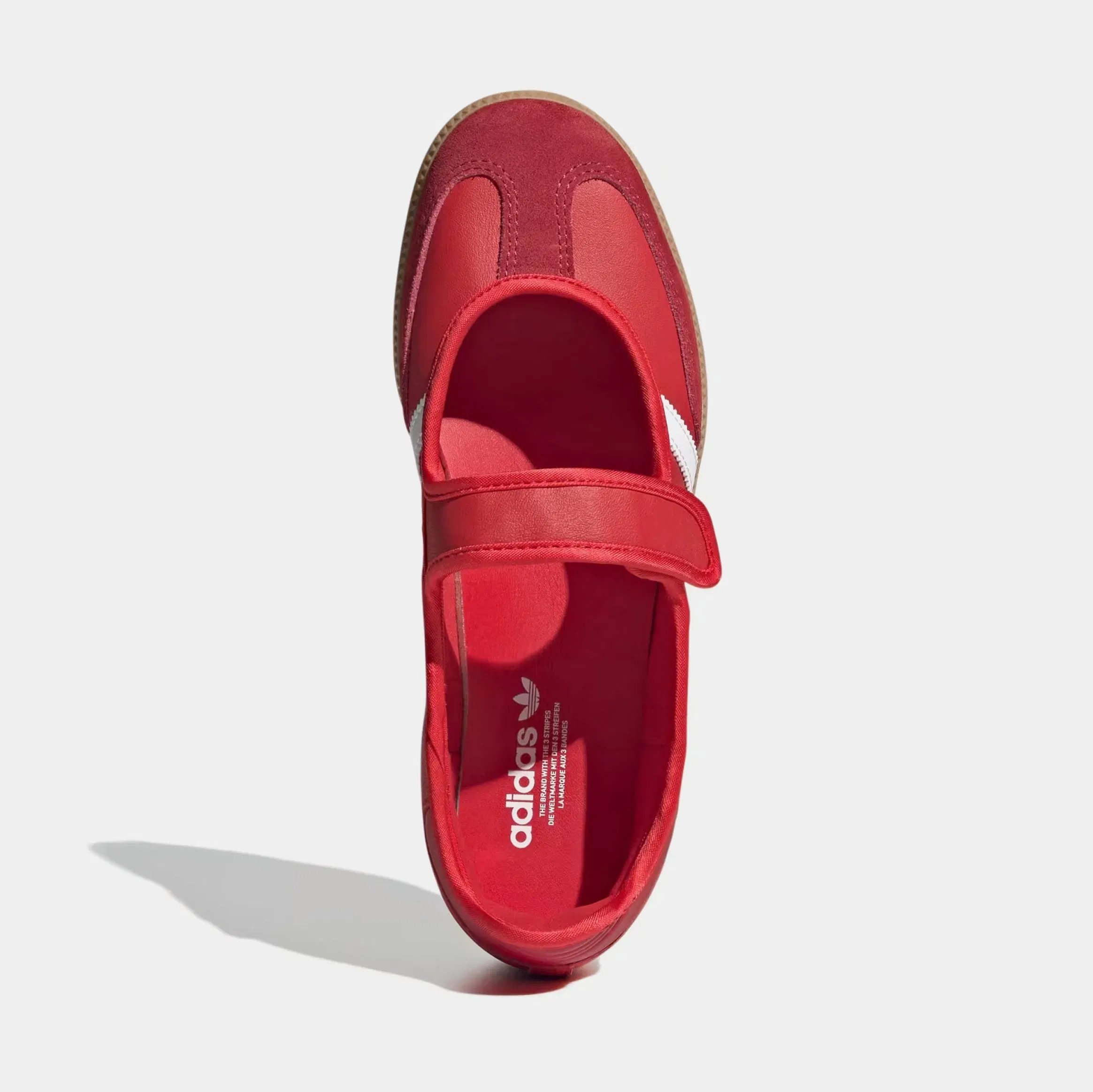 adidas Samba Jane Womens Lifestyle Shoes (Better Scarlet/Red/Gum)