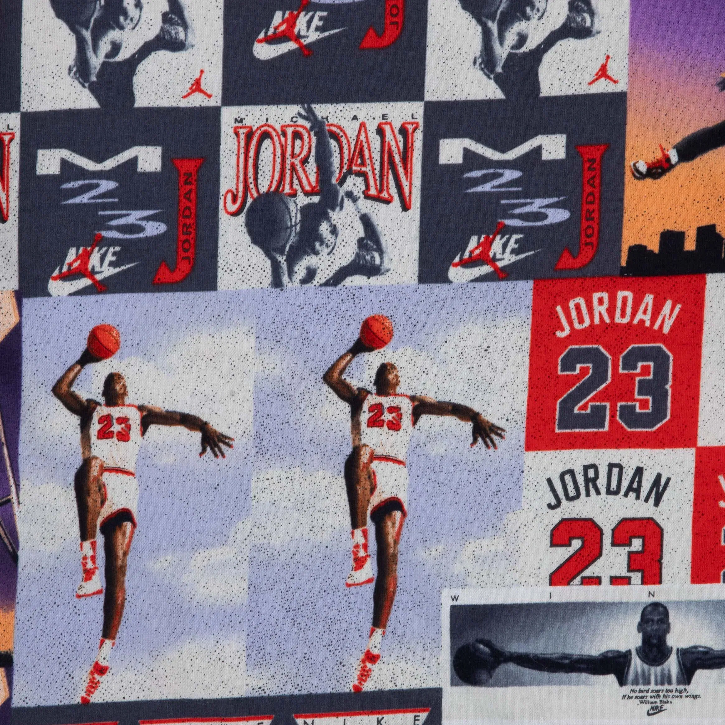 Air Jordan Posterized Air Grade School Short Sleeve Shirt (Red/White)