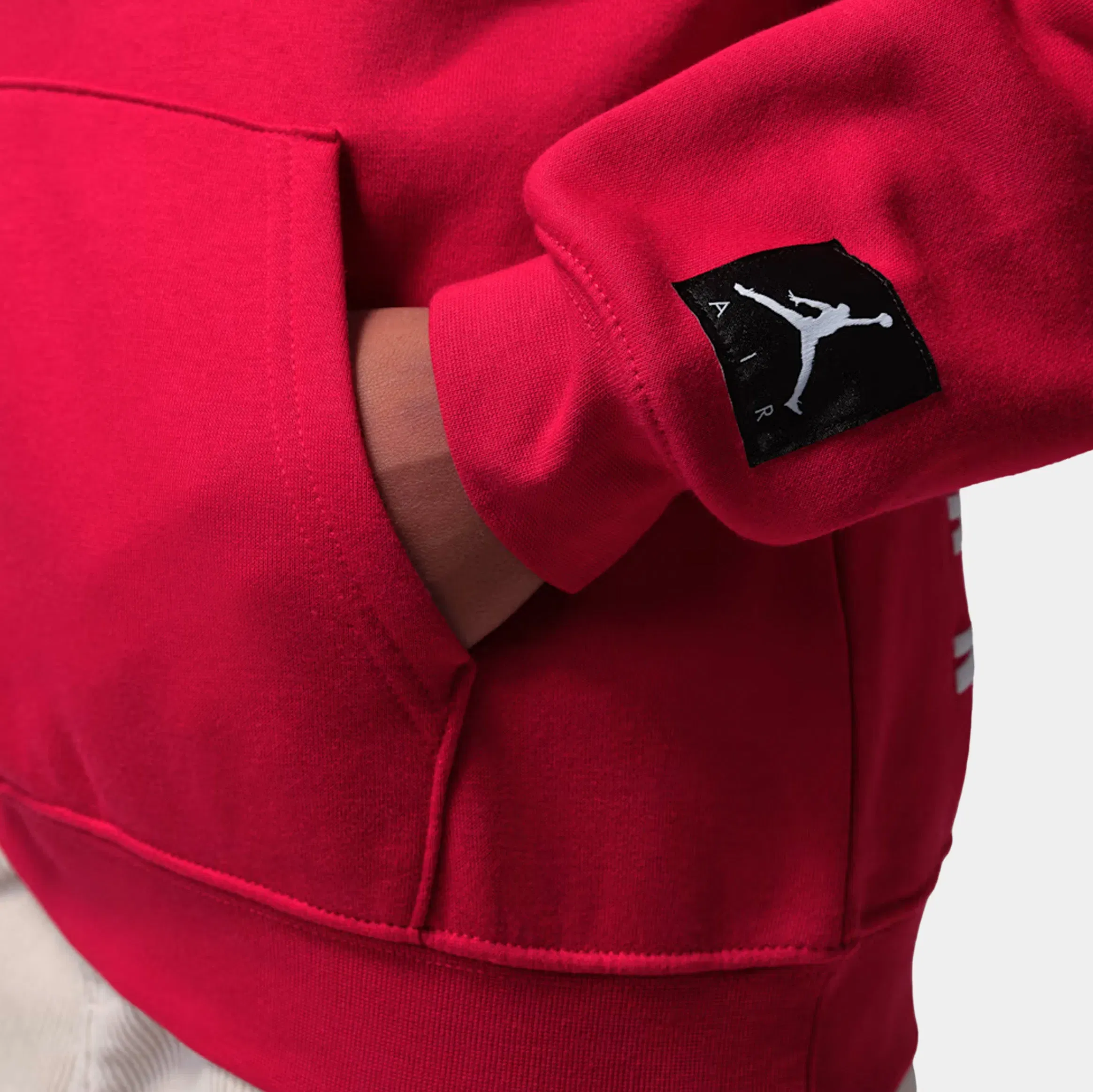 Air Jordan Dynasty Fleece Pullover Grade School Hoodie (Red)