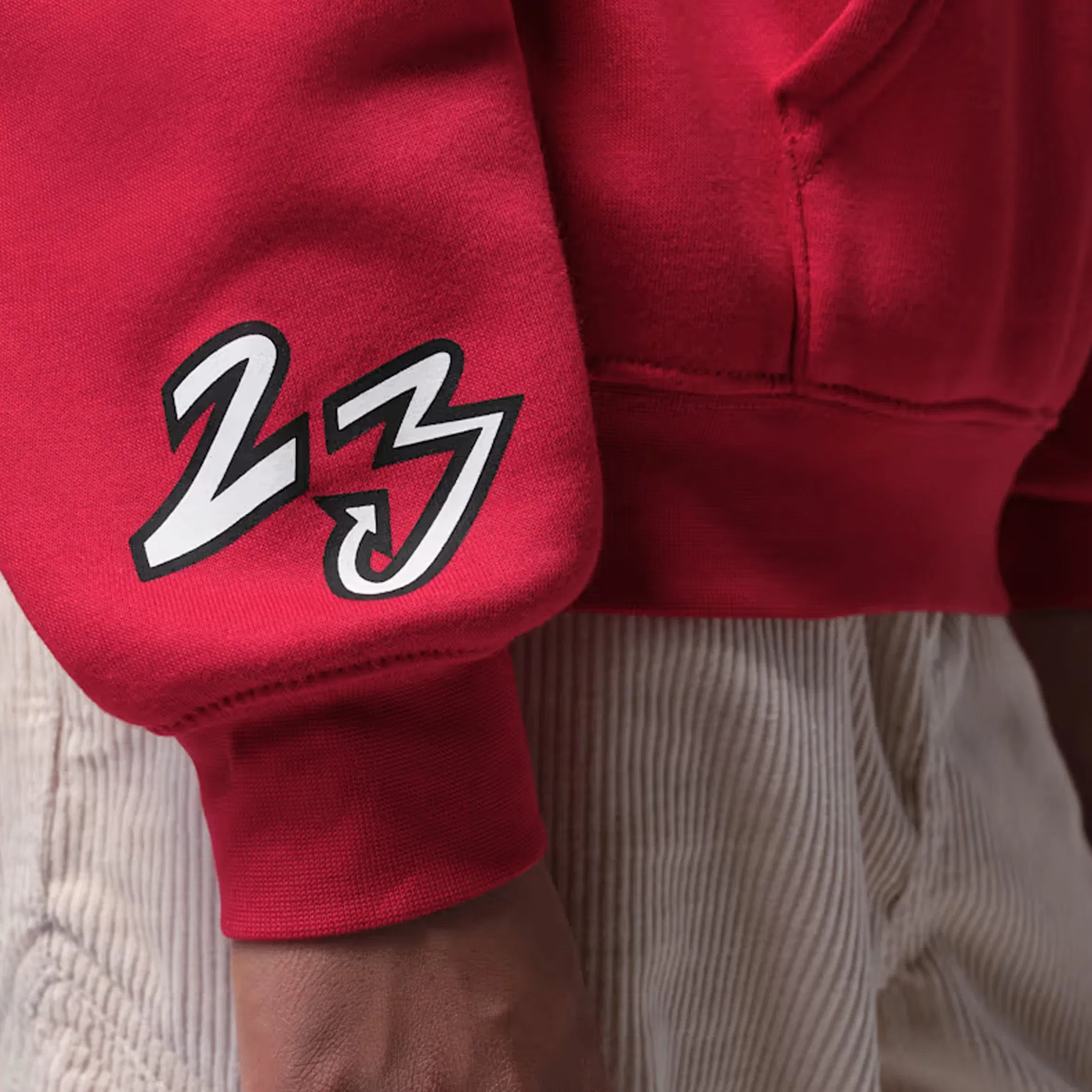 Air Jordan Dynasty Fleece Pullover Grade School Hoodie (Red)