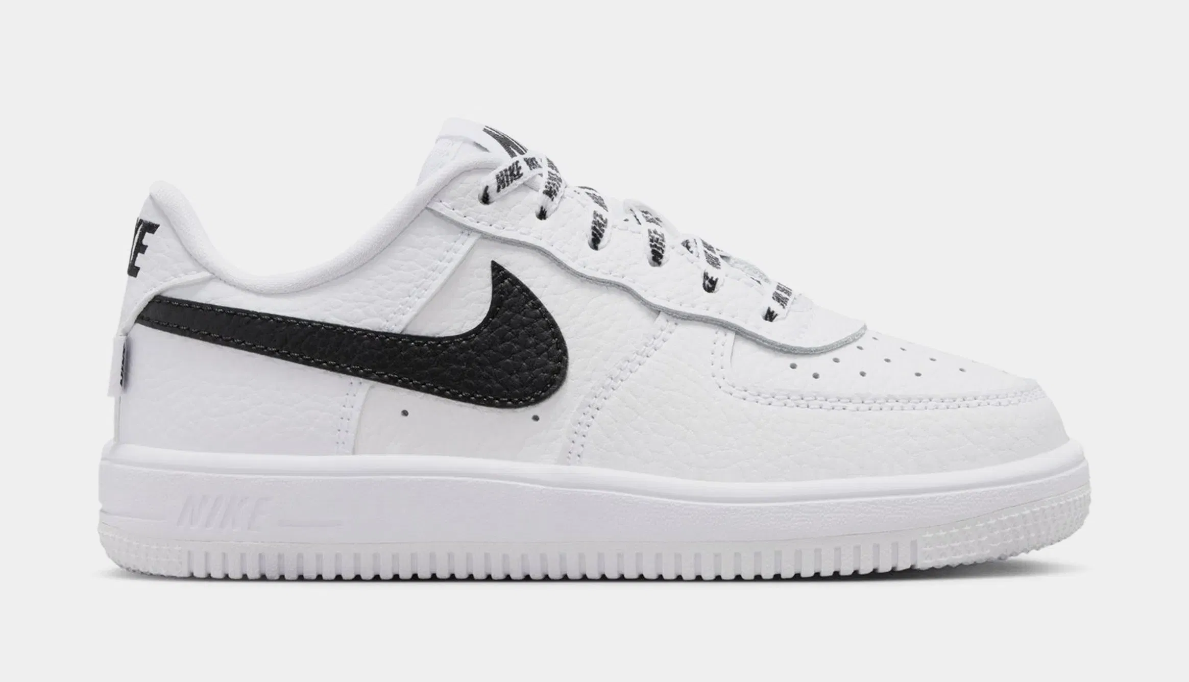 Nike Air Force 1 Low Preschool Lifestyle Shoes (Black/White)