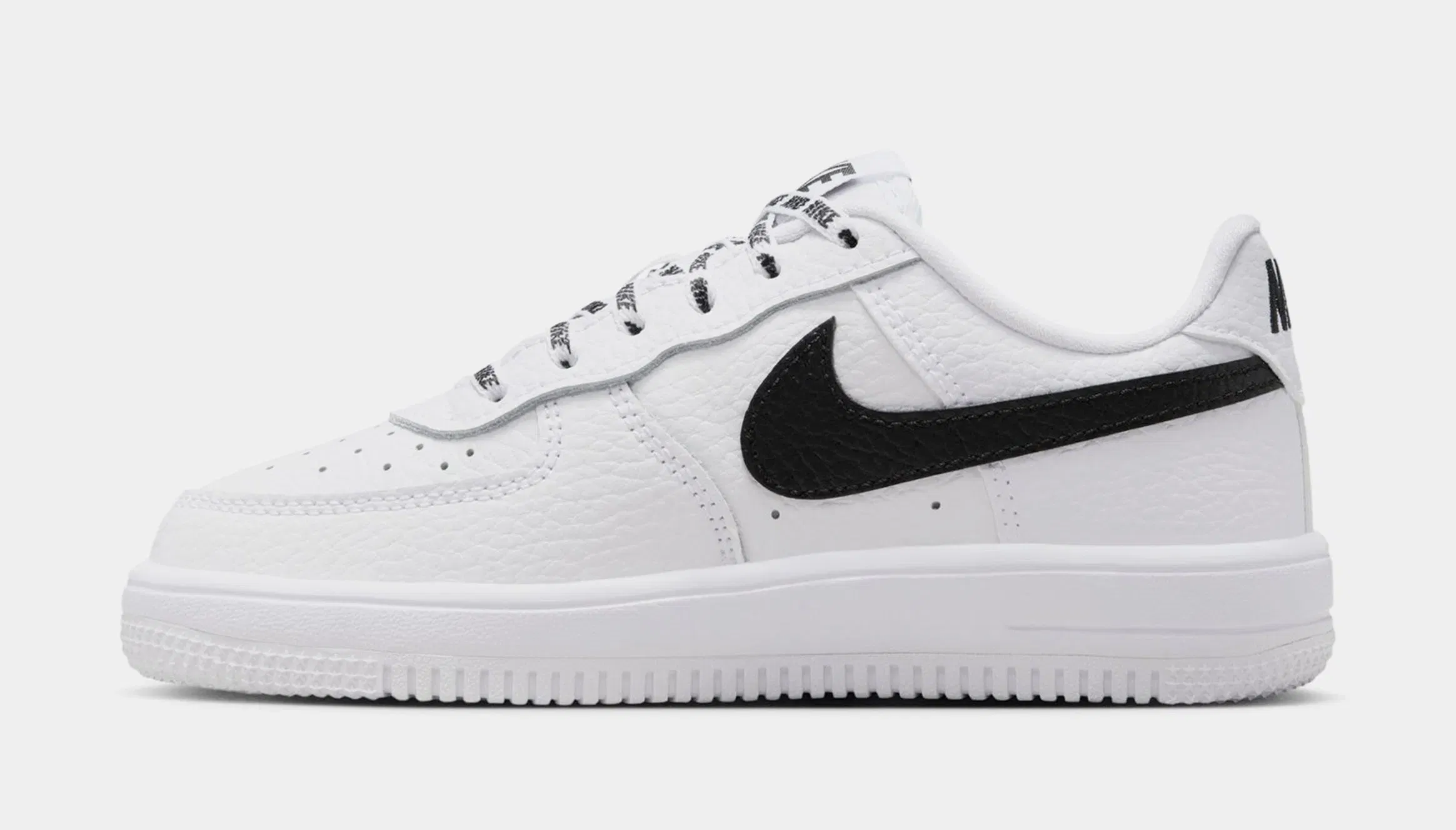 Nike Air Force 1 Low Preschool Lifestyle Shoes (Black/White)