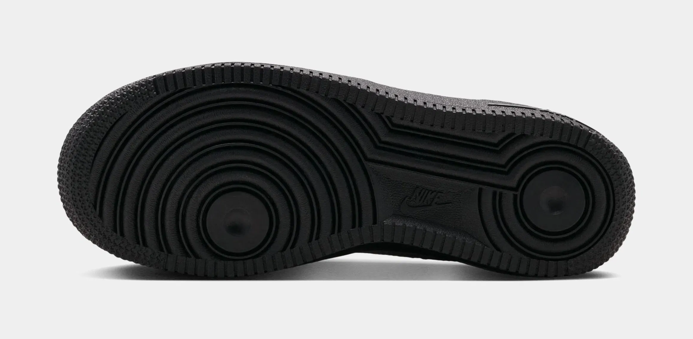 Nike Air Force 1 Low Grade School Lifestyle Shoes (Black/Smoke Grey)