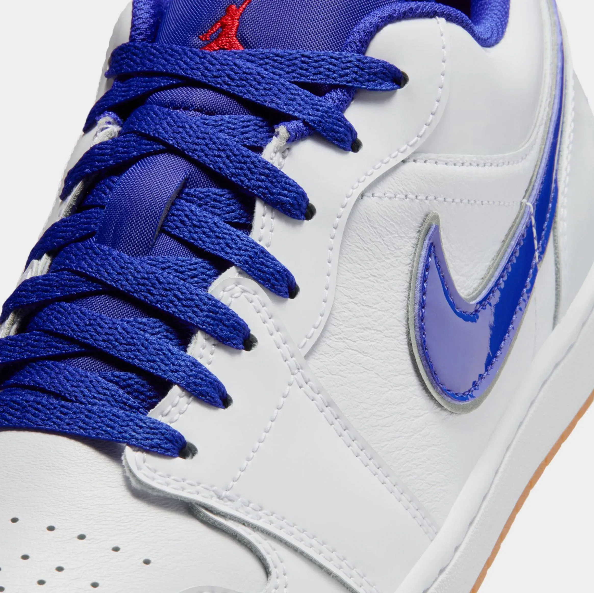 Air Jordan 1 Low SE Mens Lifestyle Shoes (White/University Red/Old Royal)