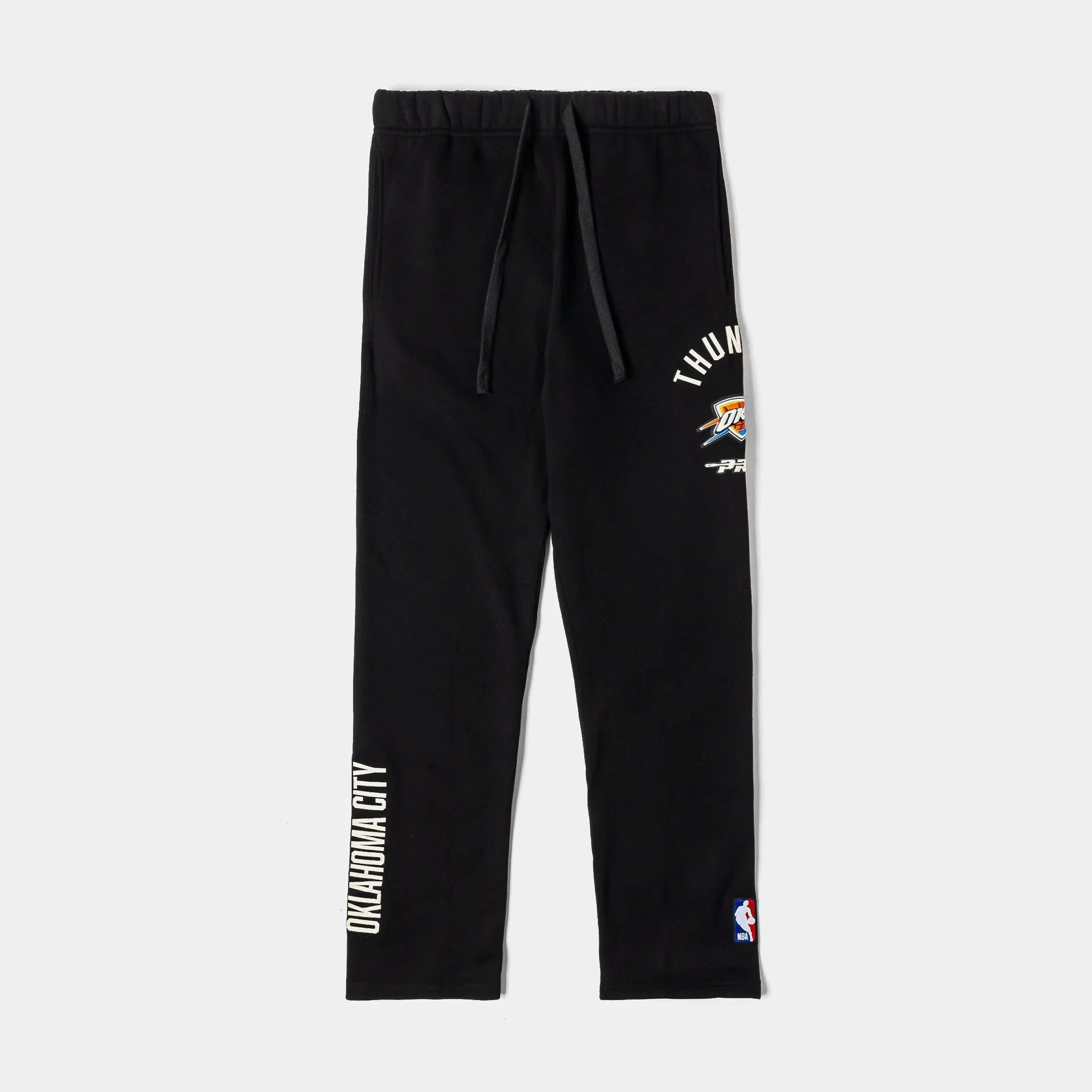 PRO STANDARD Oklahoma City Thunder Original Fleece Mens Sweatpants (Black/White)