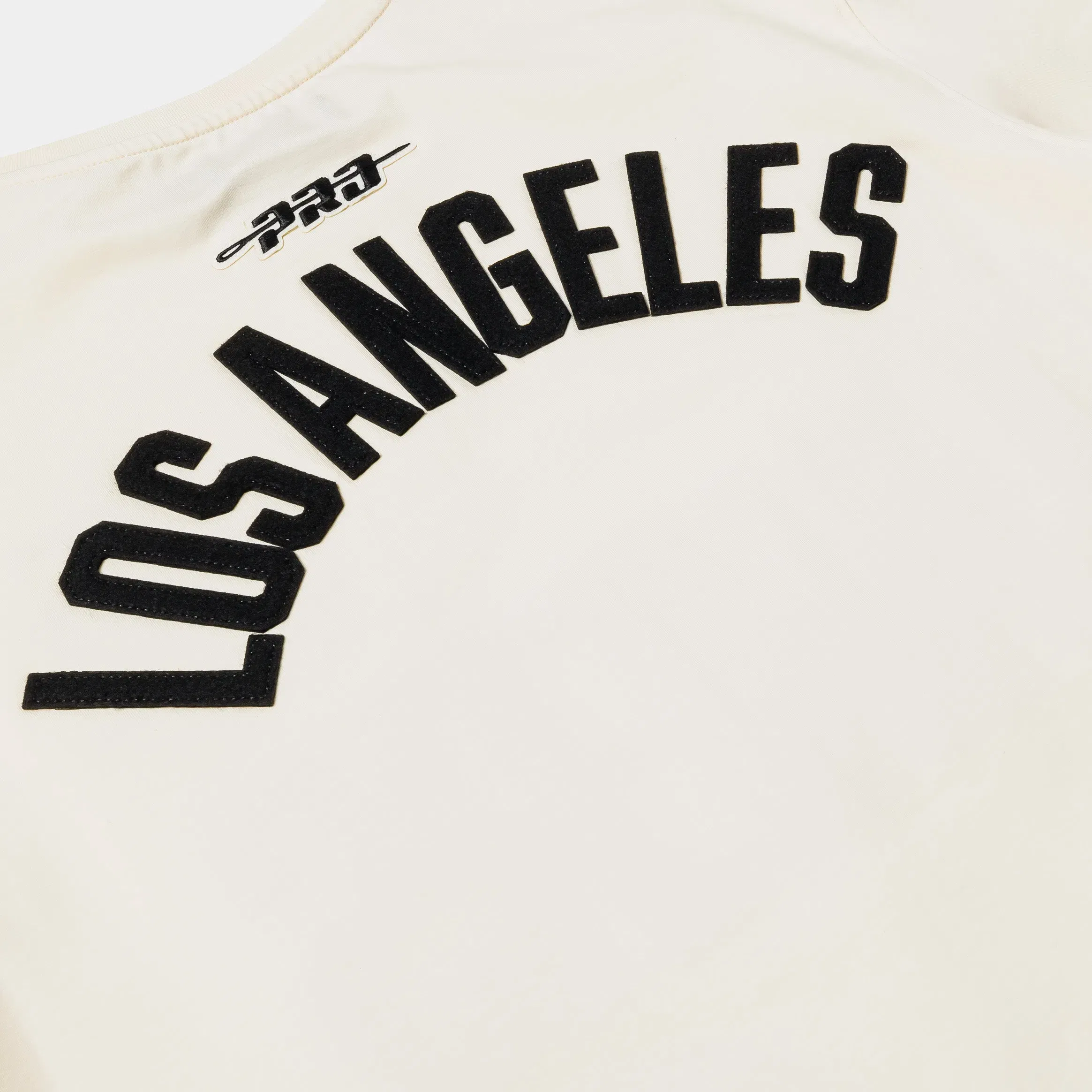 PRO STANDARD Los Angeles Lakers Original Mens Short Sleeve Shirt (Beige/White)