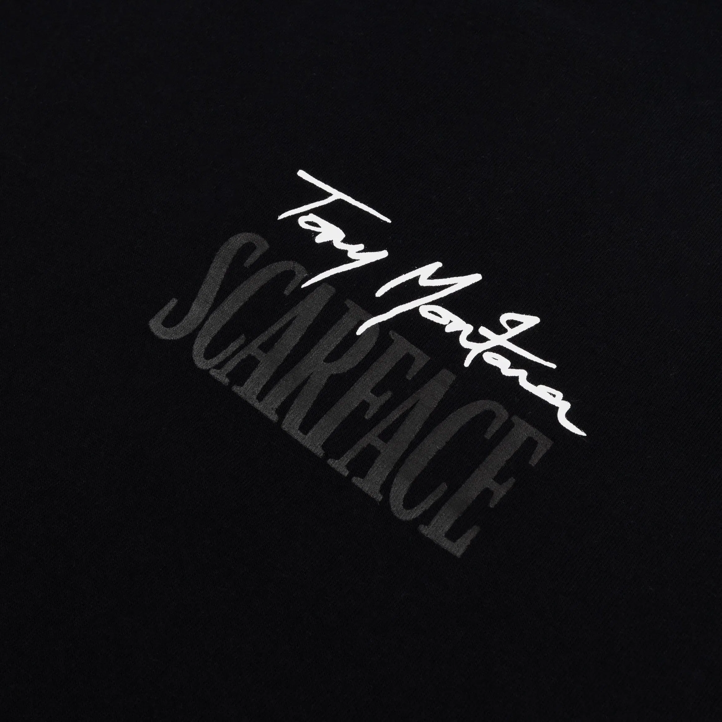 SCARFACE X SP SP x Scarface Paisley Logo Mens Short Sleeve Shirt (Black/White)