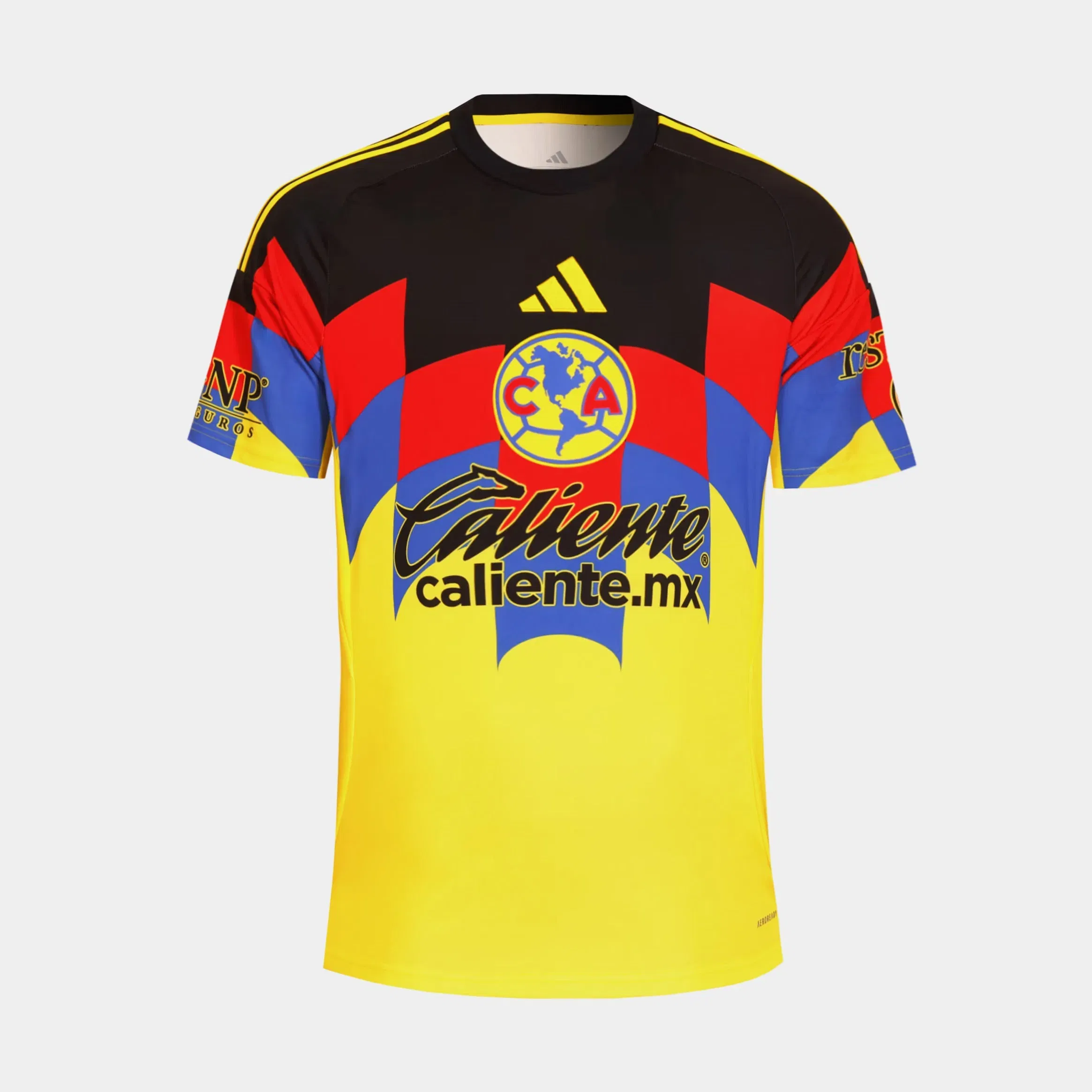 adidas Club America Caliente Home Mens Jersey (Yellow/Black)