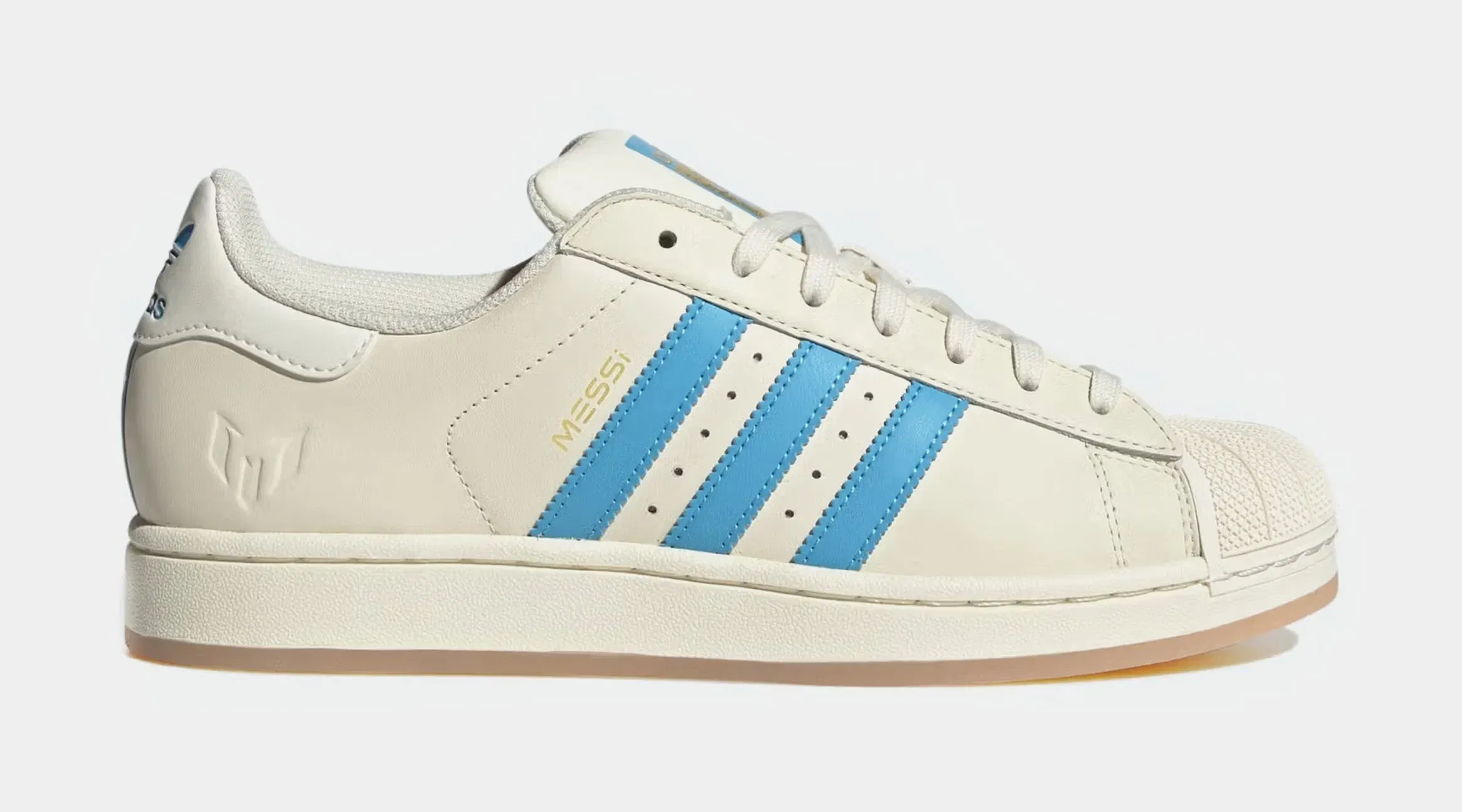 adidas Superstar Messi Mens Lifestyle Shoes (White/Blue)