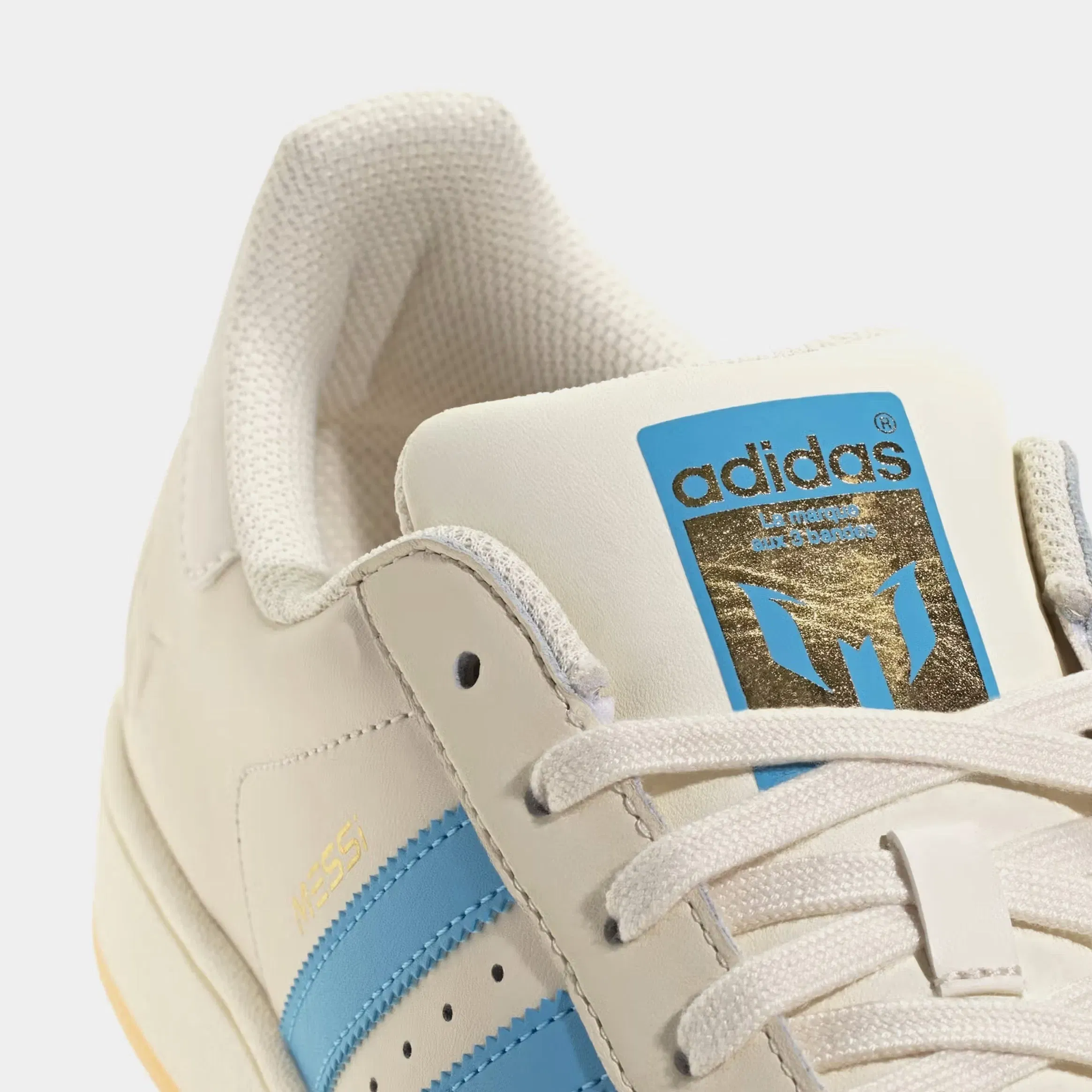 adidas Superstar Messi Mens Lifestyle Shoes (White/Blue)