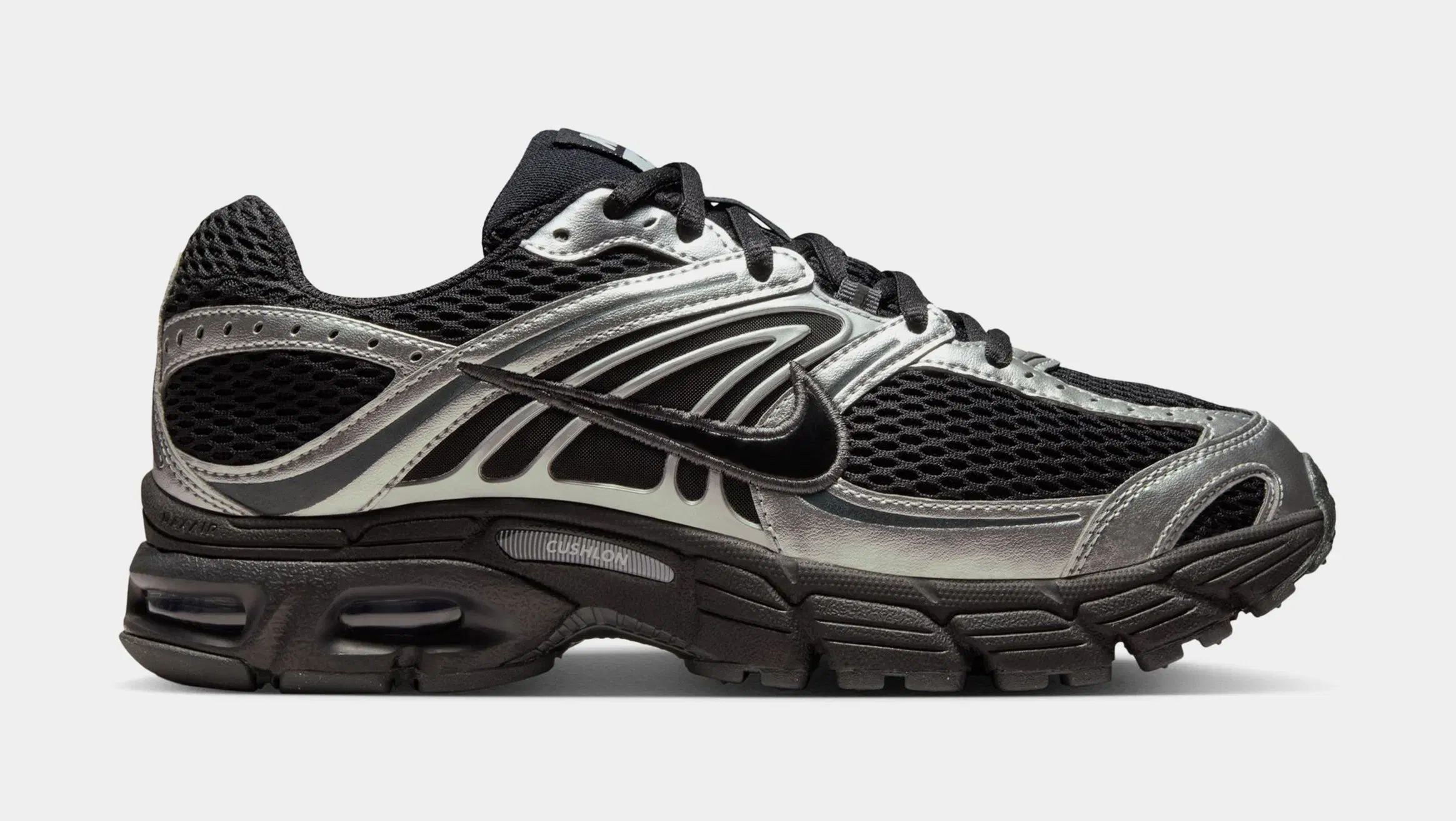 Nike Air Max Moto Womens Running Shoes (Black/Silver)