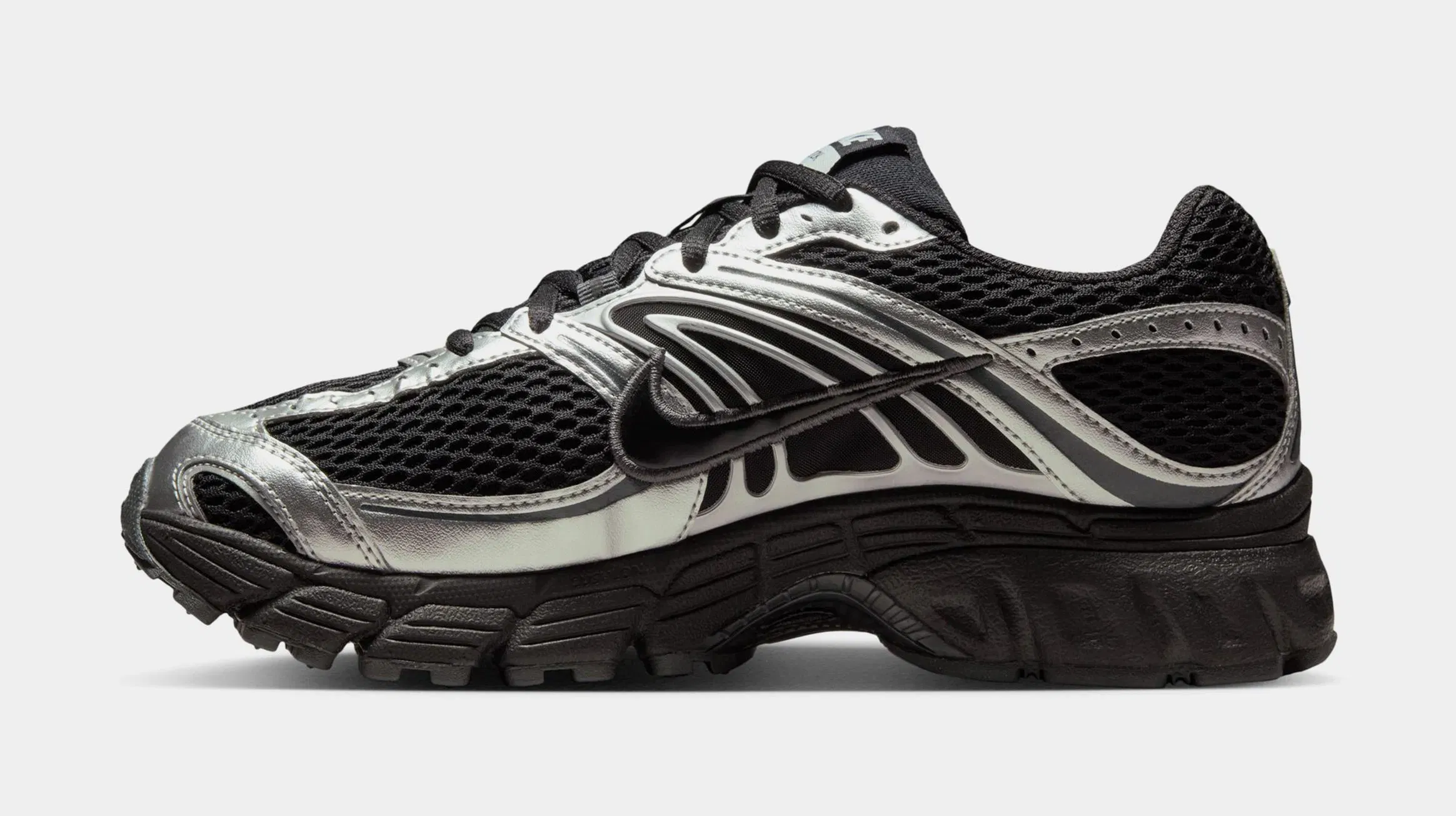 Nike Air Max Moto Womens Running Shoes (Black/Silver)