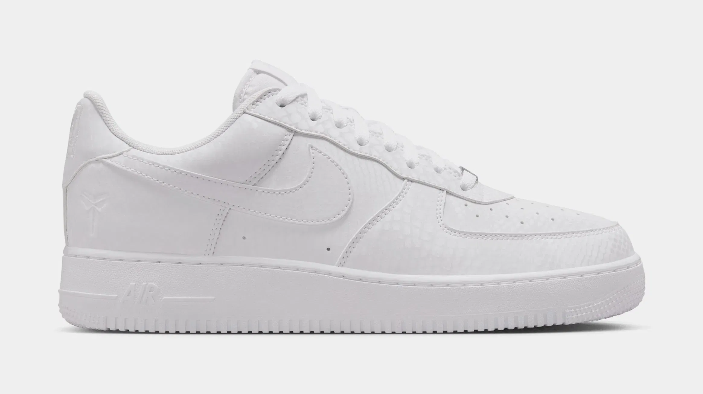Nike Kobe Bryant x Air Force 1 Mamba Mentality Mens Lifestyle Shoes (White/White)