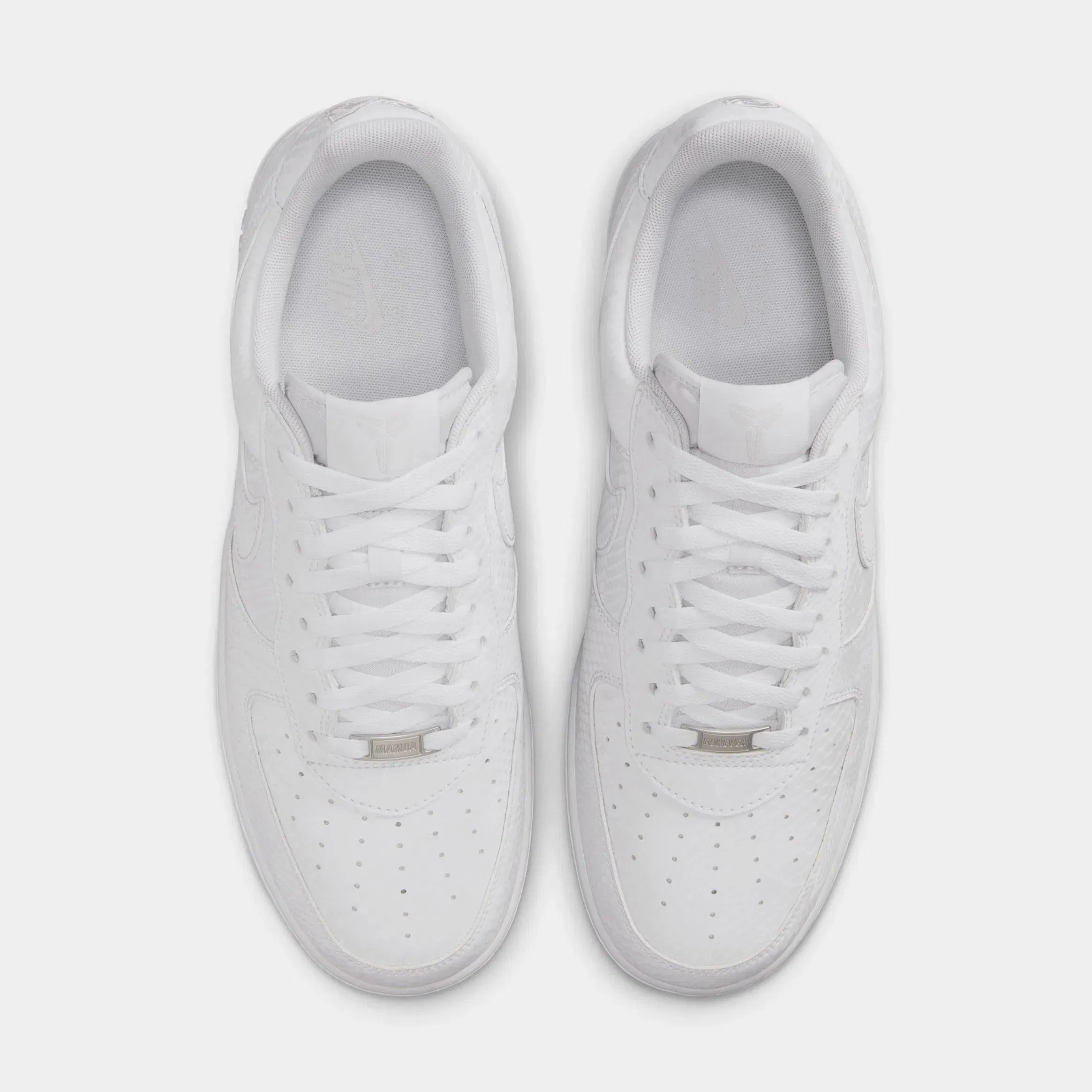Nike Kobe Bryant x Air Force 1 Mamba Mentality Mens Lifestyle Shoes (White/White)