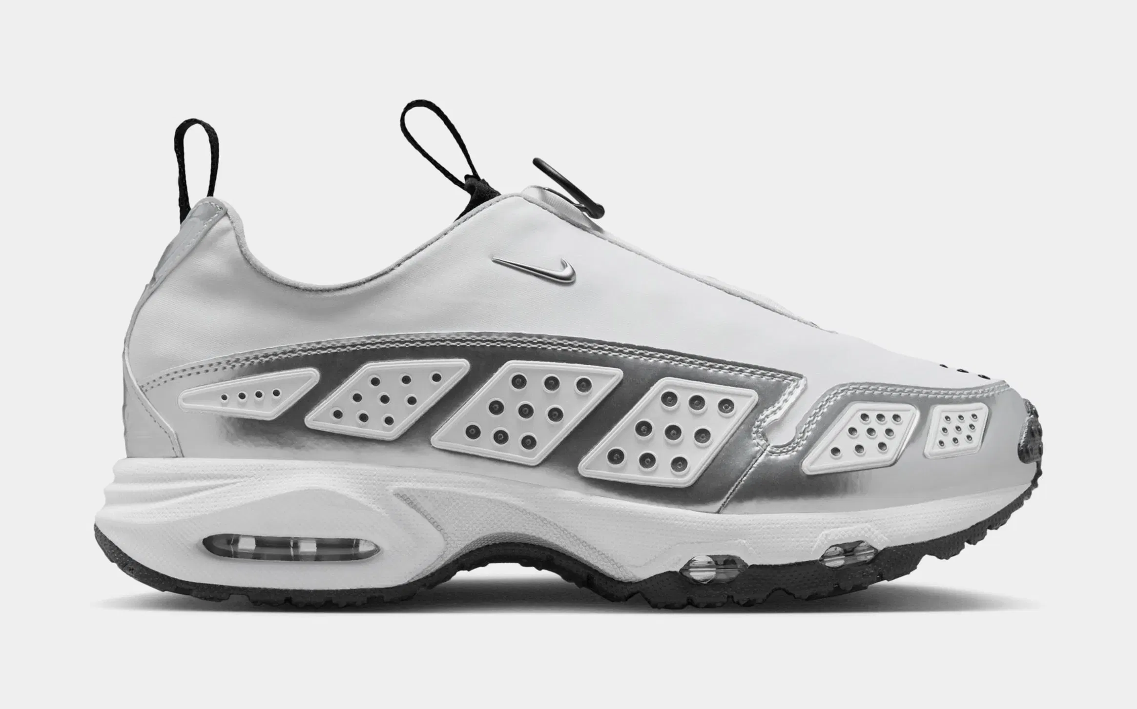 Nike Air Max SNDR Womens Running Shoes (Silver/White/Anthracite/Black)
